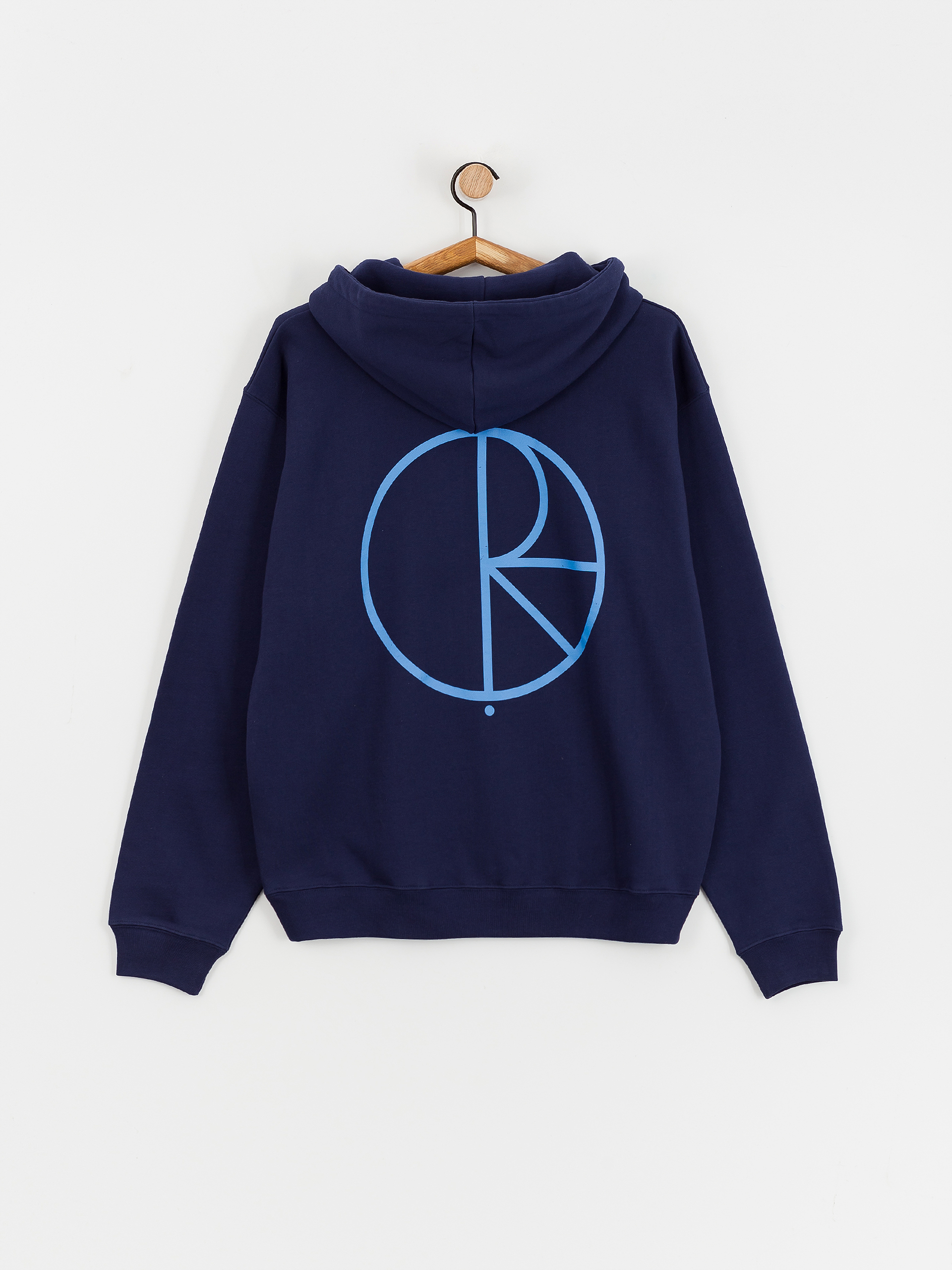 Mikina s kapucňou Polar Skate Dave Hoodie Stroke Logo HD (dark blue)
