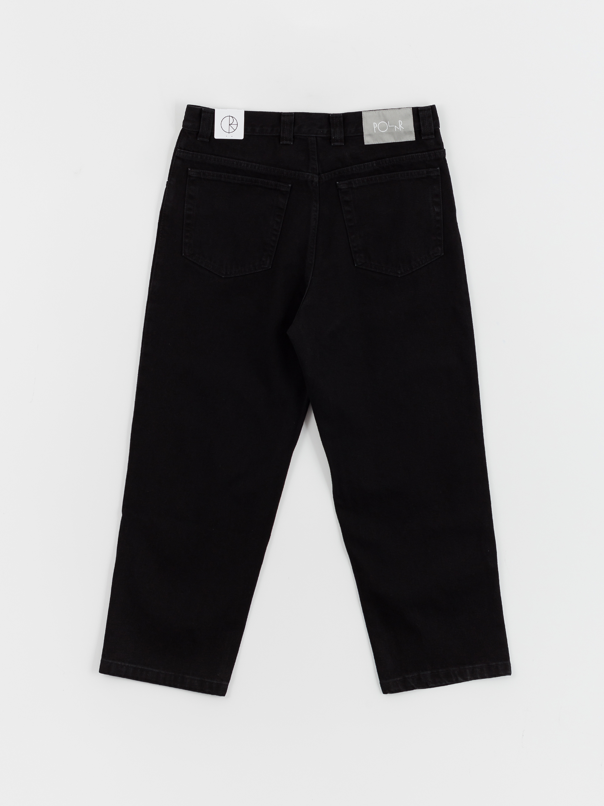 Nohavice Polar Skate 93! Denim (pitch black)