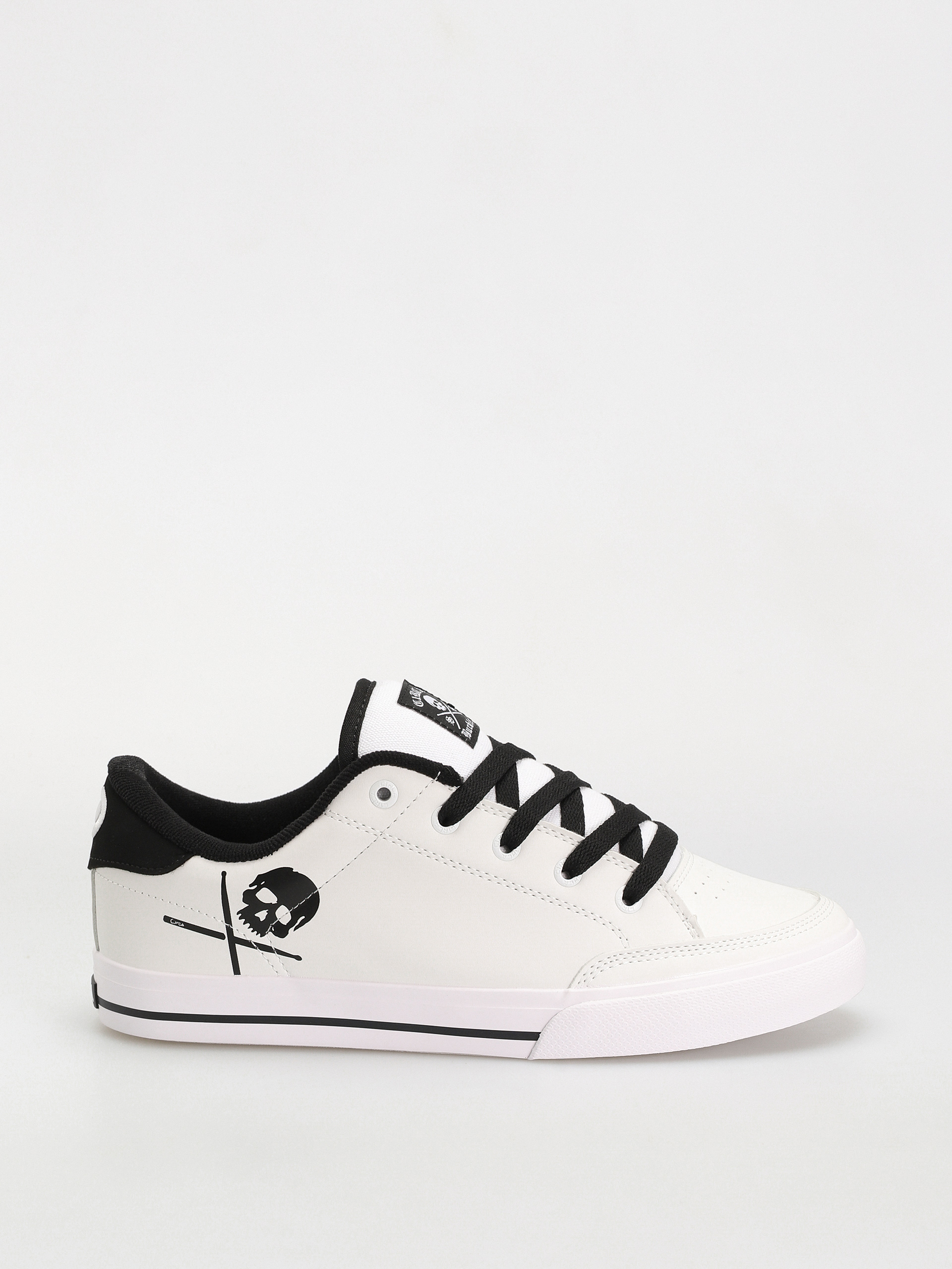 Topánky Circa Buckler Sk (white/black/pu leather/canvas)