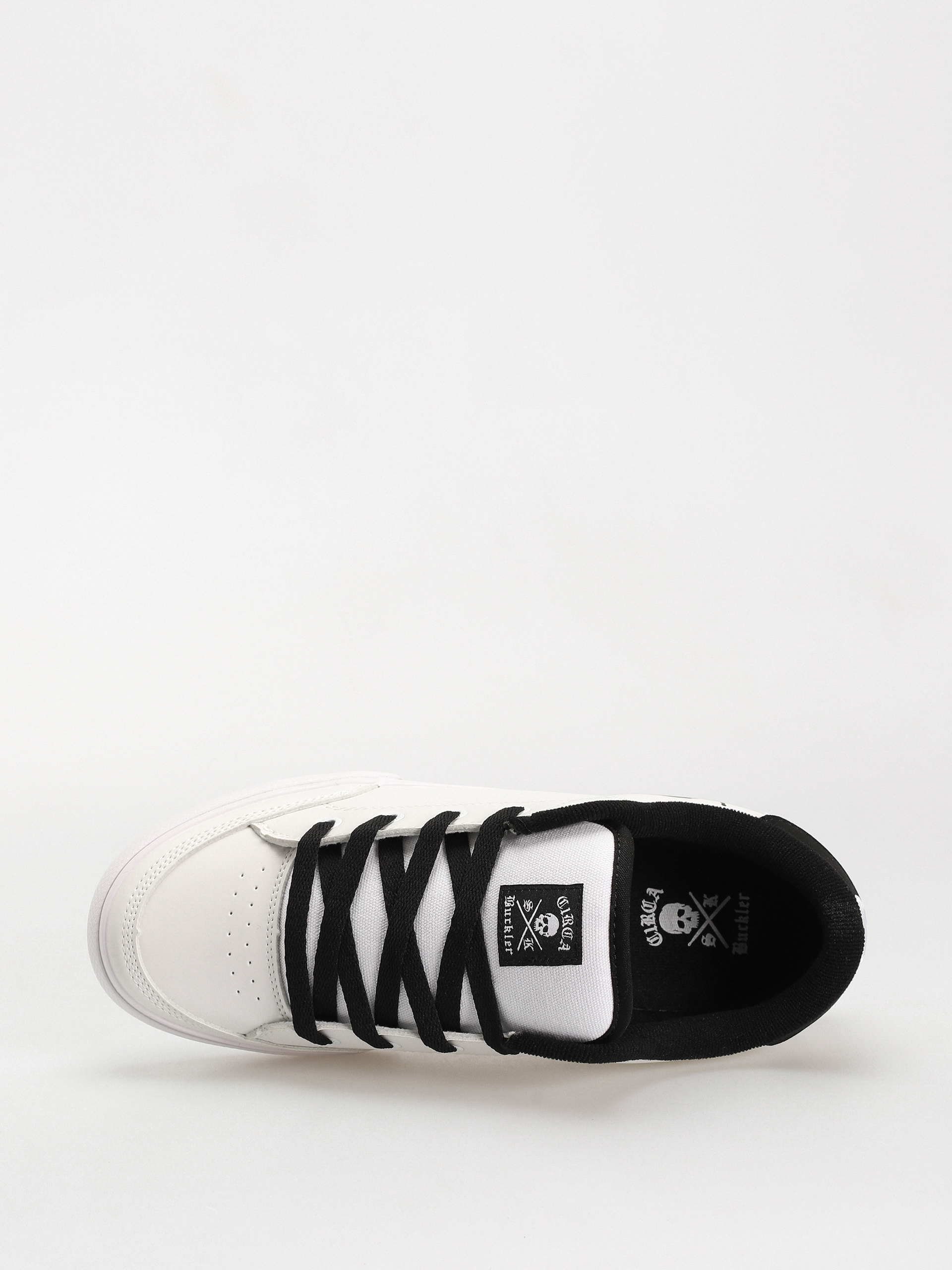 Topánky Circa Buckler Sk (white/black/pu leather/canvas)