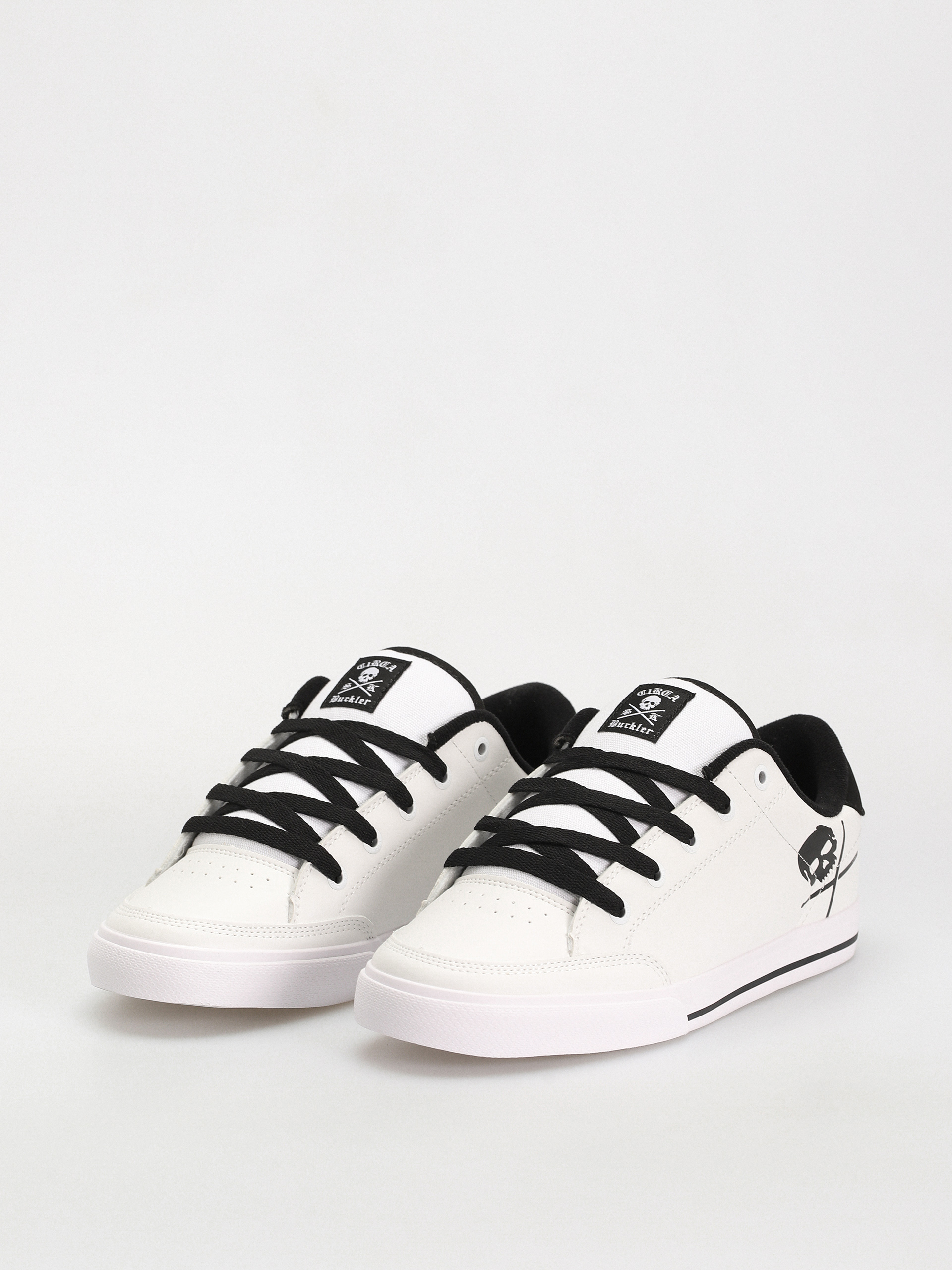 Topánky Circa Buckler Sk (white/black/pu leather/canvas)