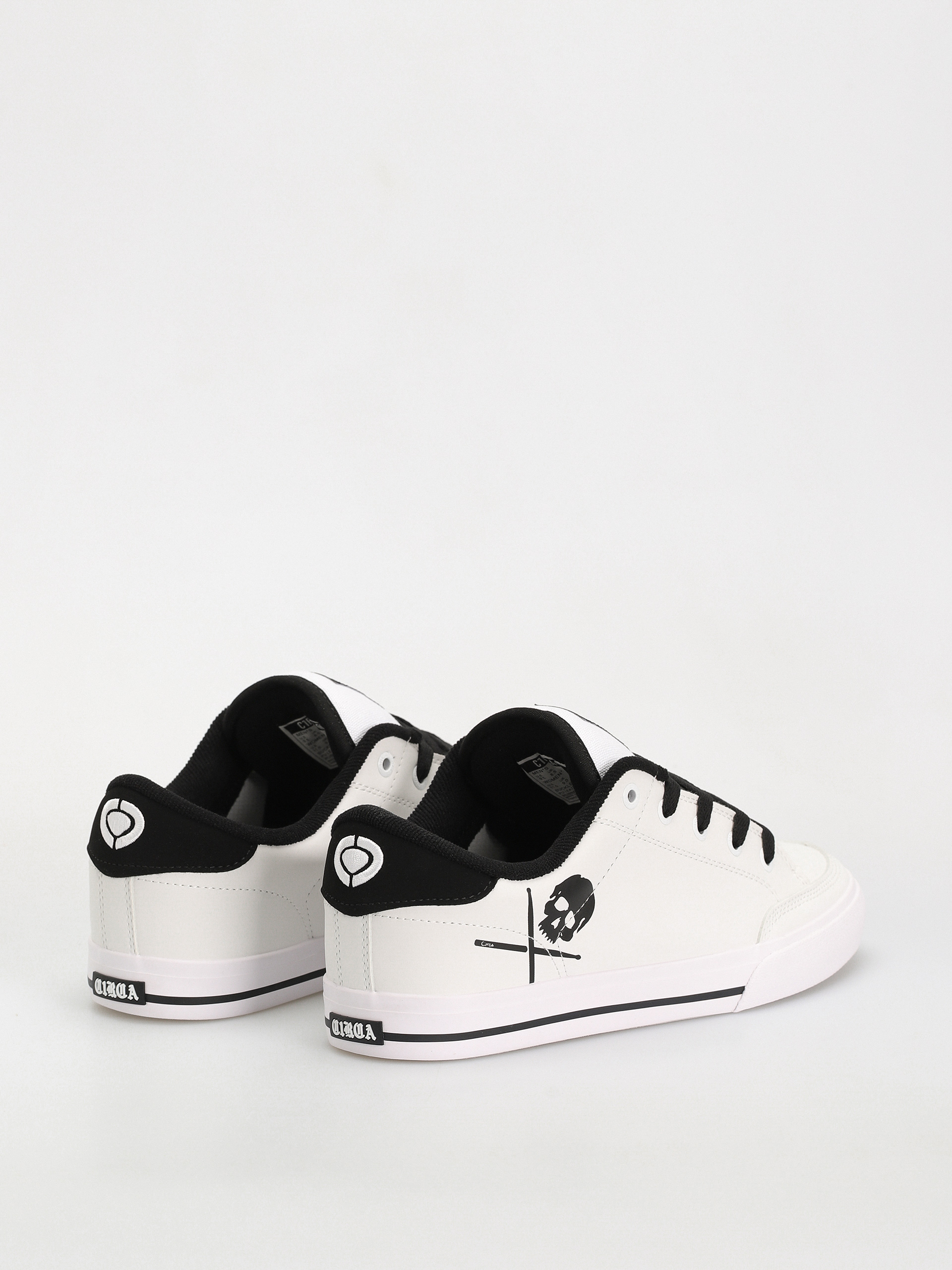 Topánky Circa Buckler Sk (white/black/pu leather/canvas)