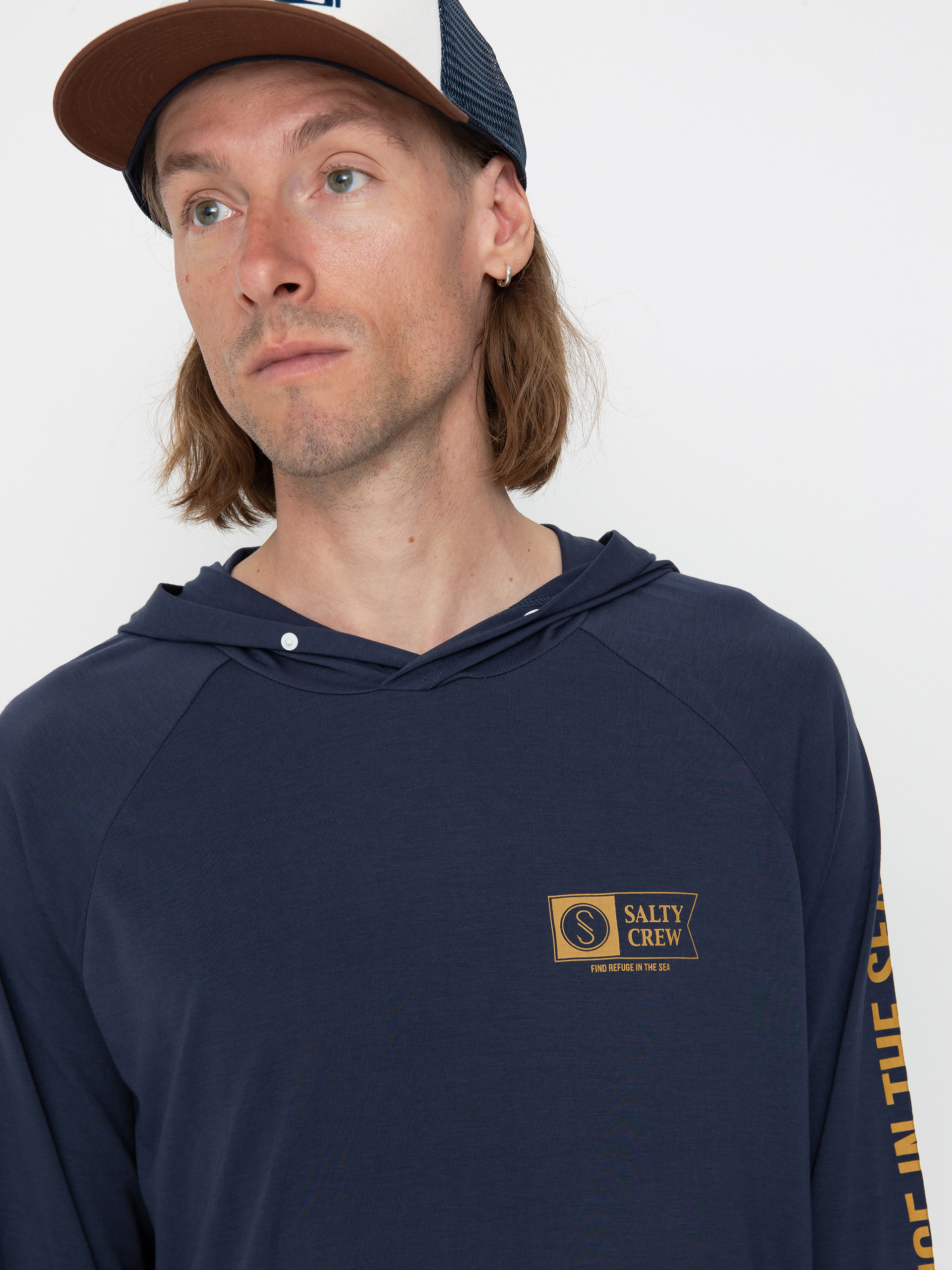 Mikina s kapucňou Salty Crew Mariner HD (navy)