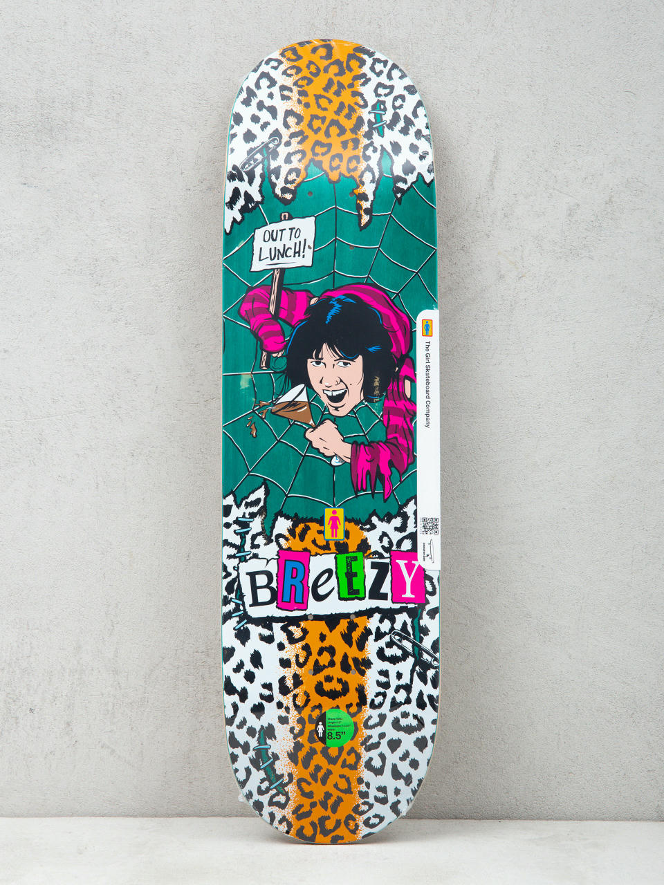 Doska Girl Skateboard Geering Out To Lunch (green)