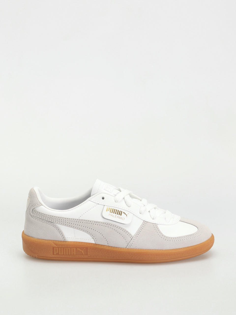 Topánky Puma Palermo Leather (puma white glacial gray gum)