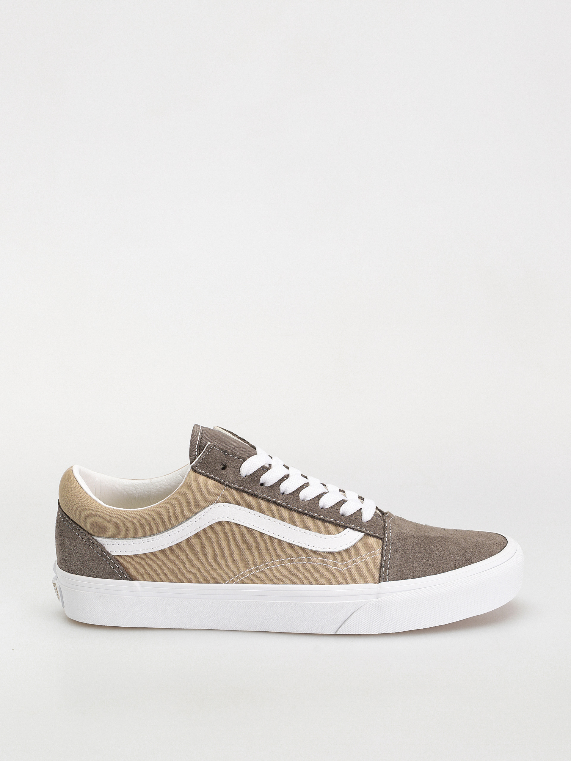 Topánky Vans Old Skool (canvas/suede block brown)