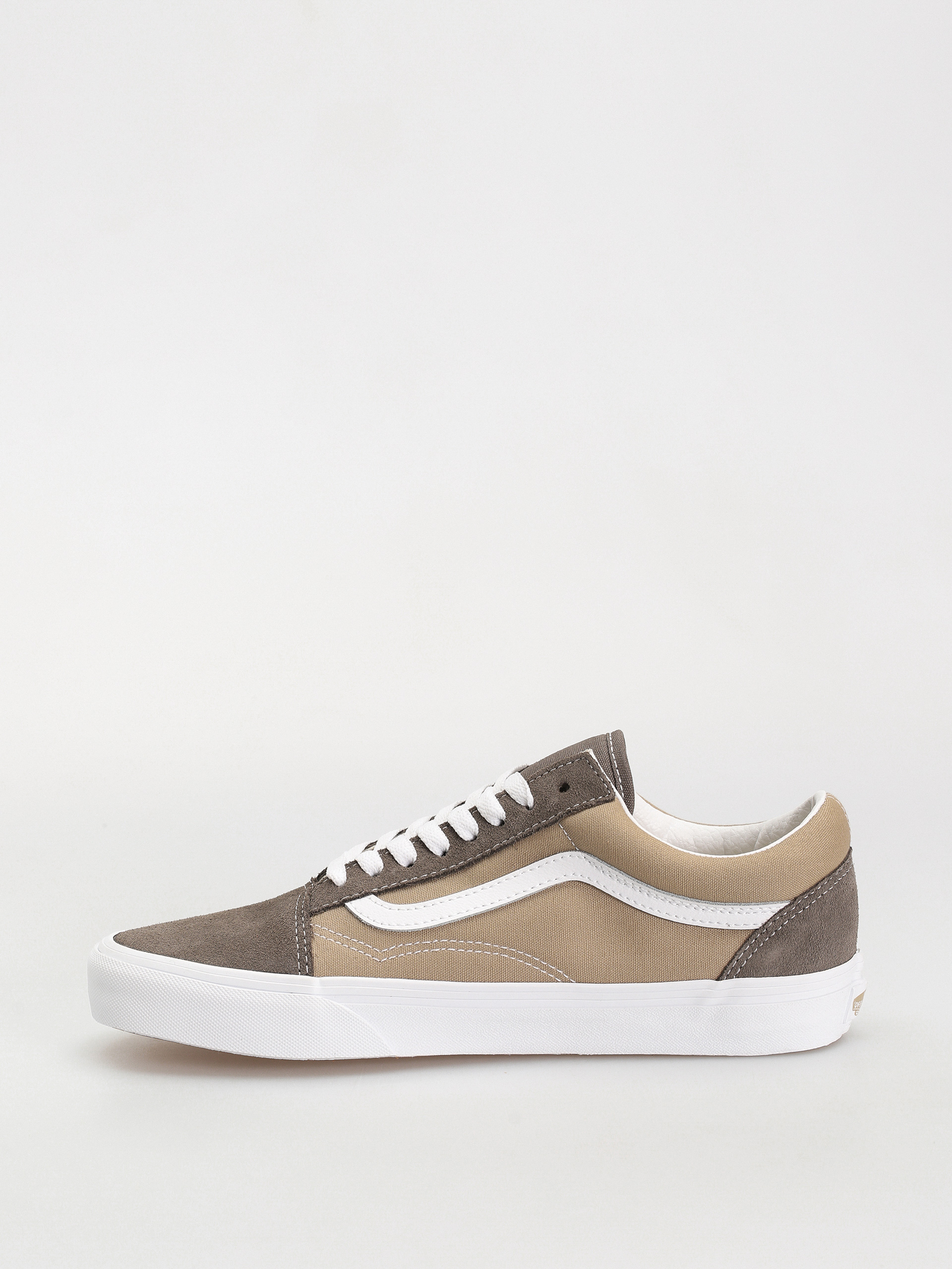 Topánky Vans Old Skool (canvas/suede block brown)