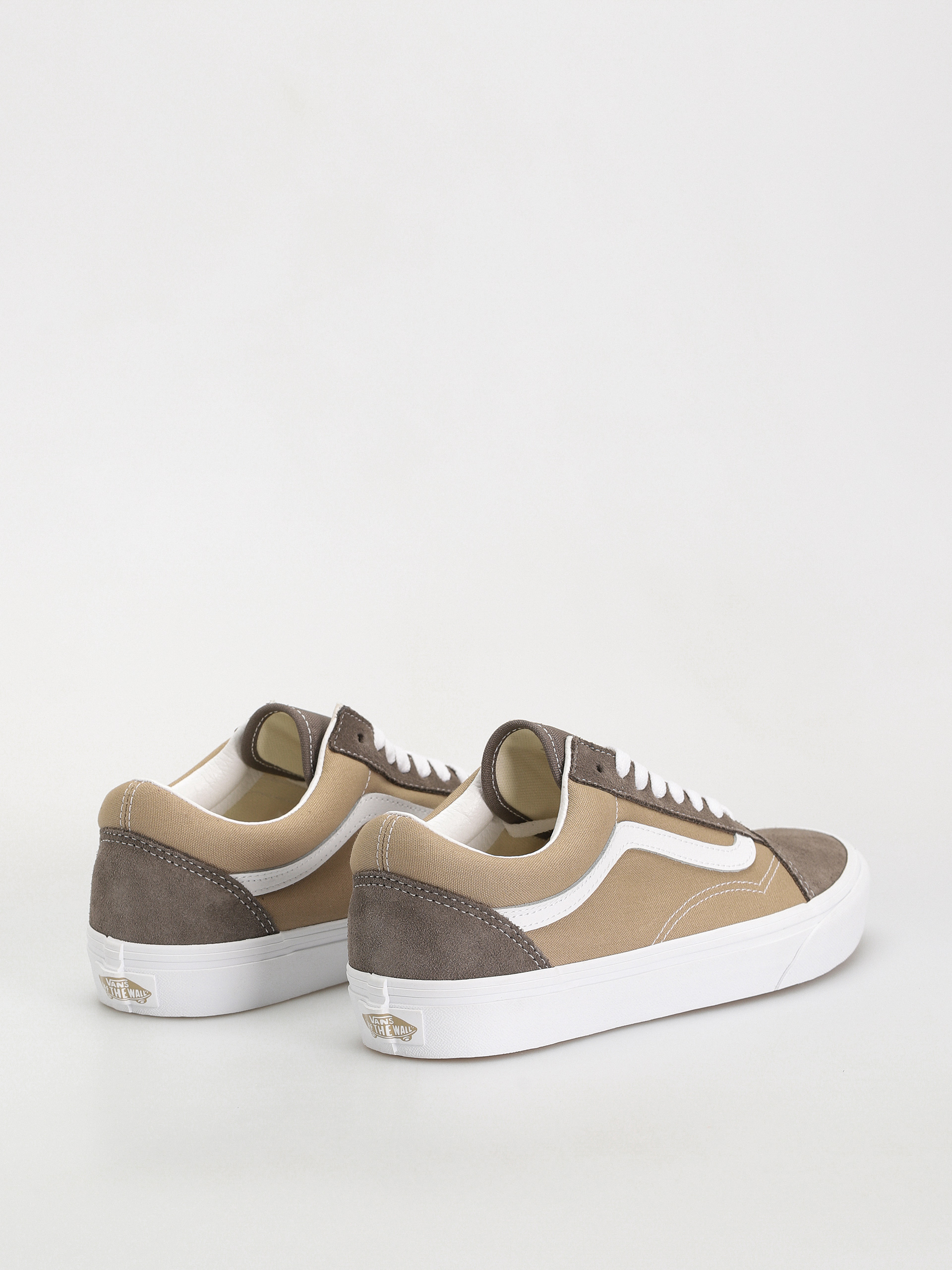 Topánky Vans Old Skool (canvas/suede block brown)