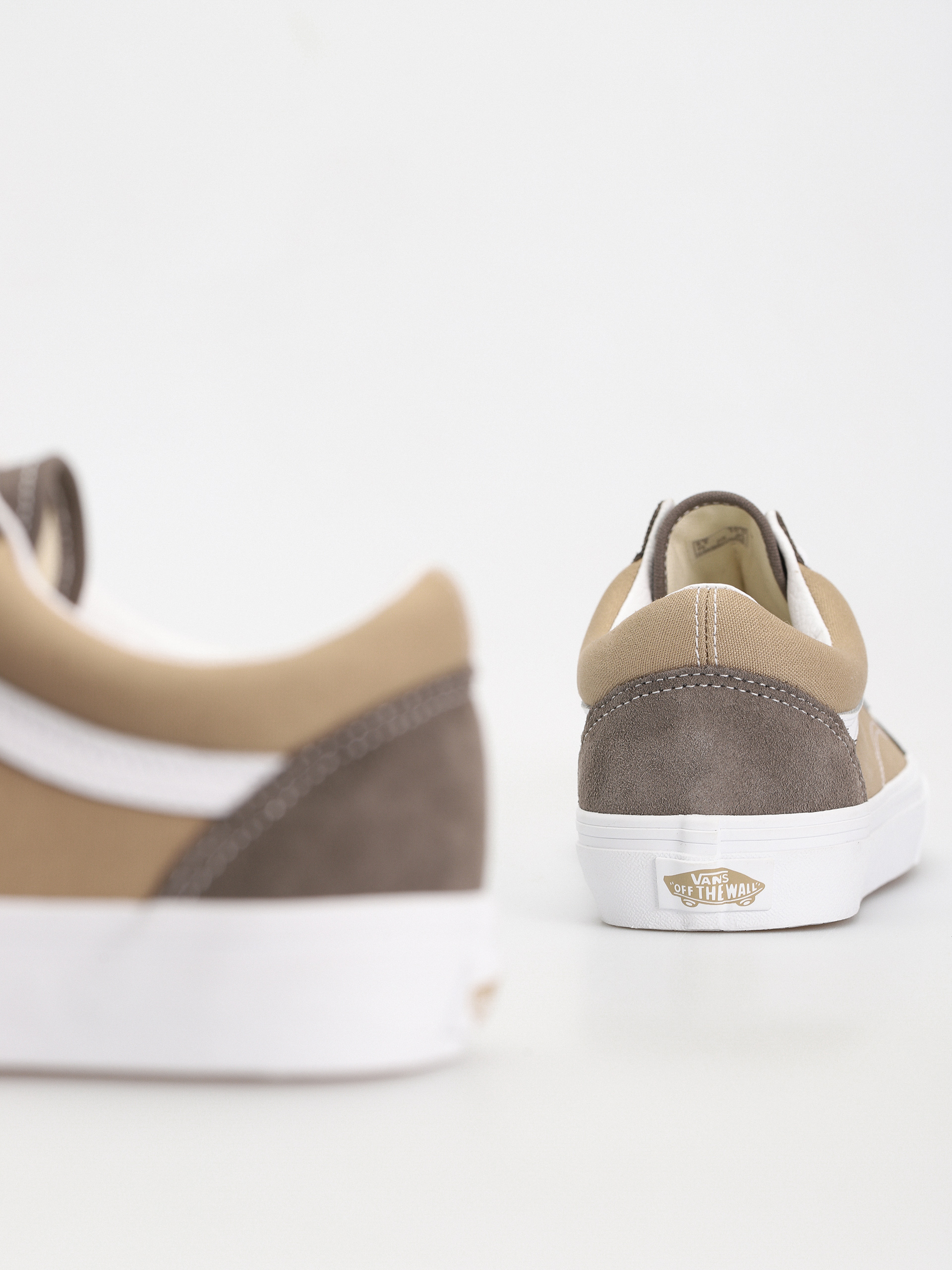 Topánky Vans Old Skool (canvas/suede block brown)