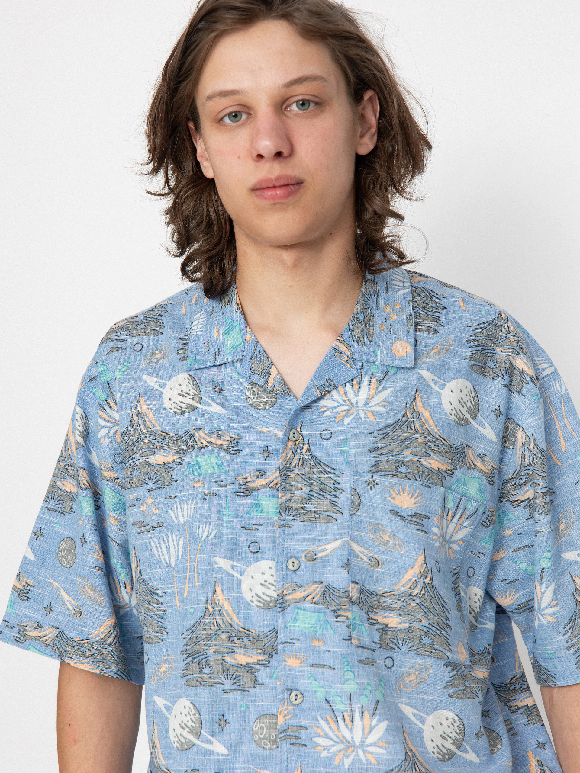 Košeľa Element Thalweg (saturn camp blue)