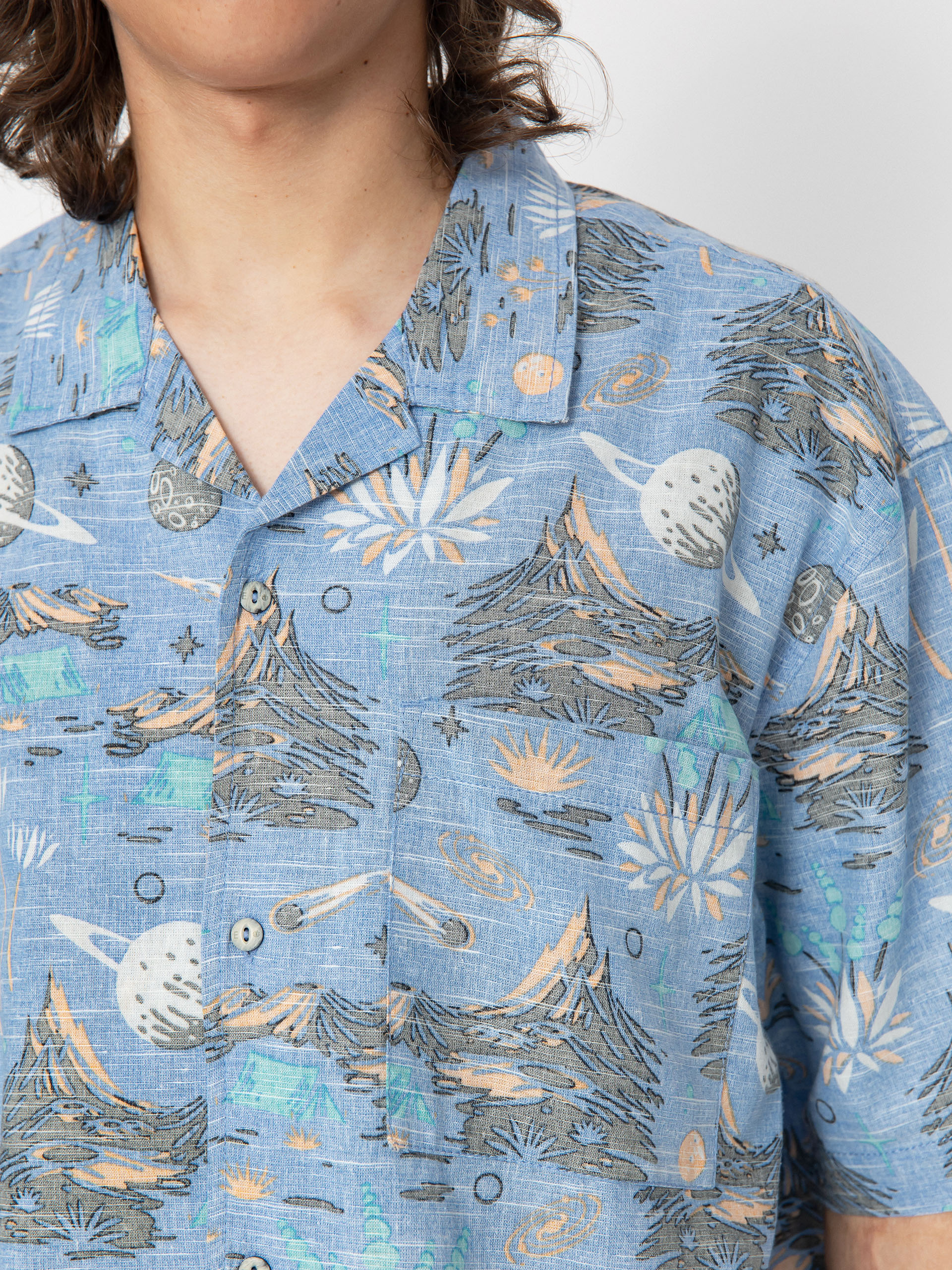 Košeľa Element Thalweg (saturn camp blue)