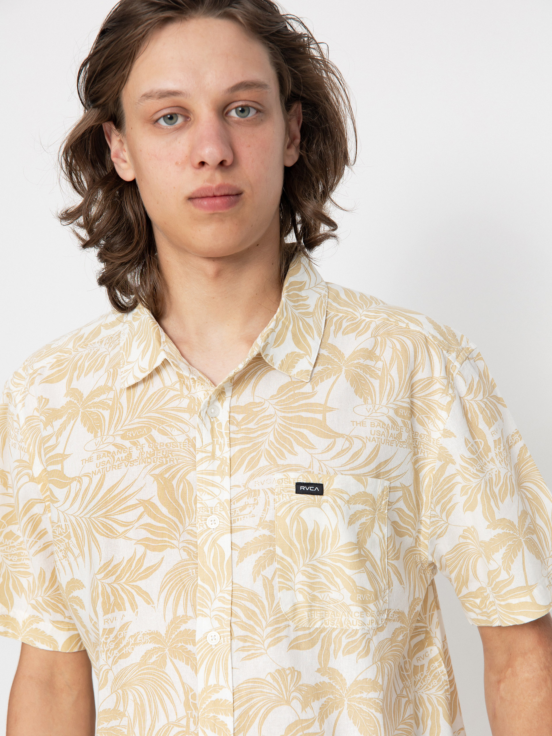 Košeľa RVCA Rvgazi (khaki)