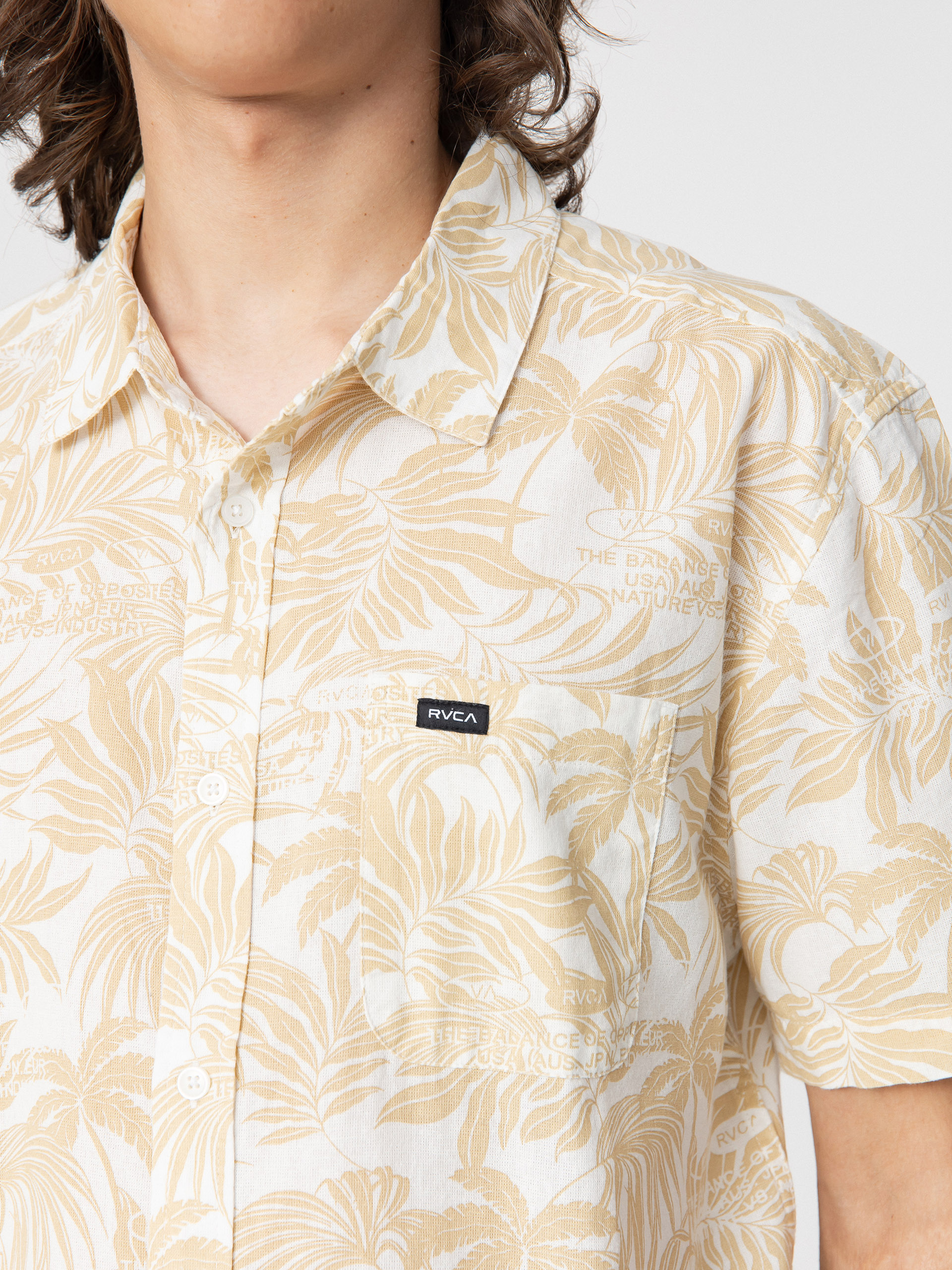 Košeľa RVCA Rvgazi (khaki)