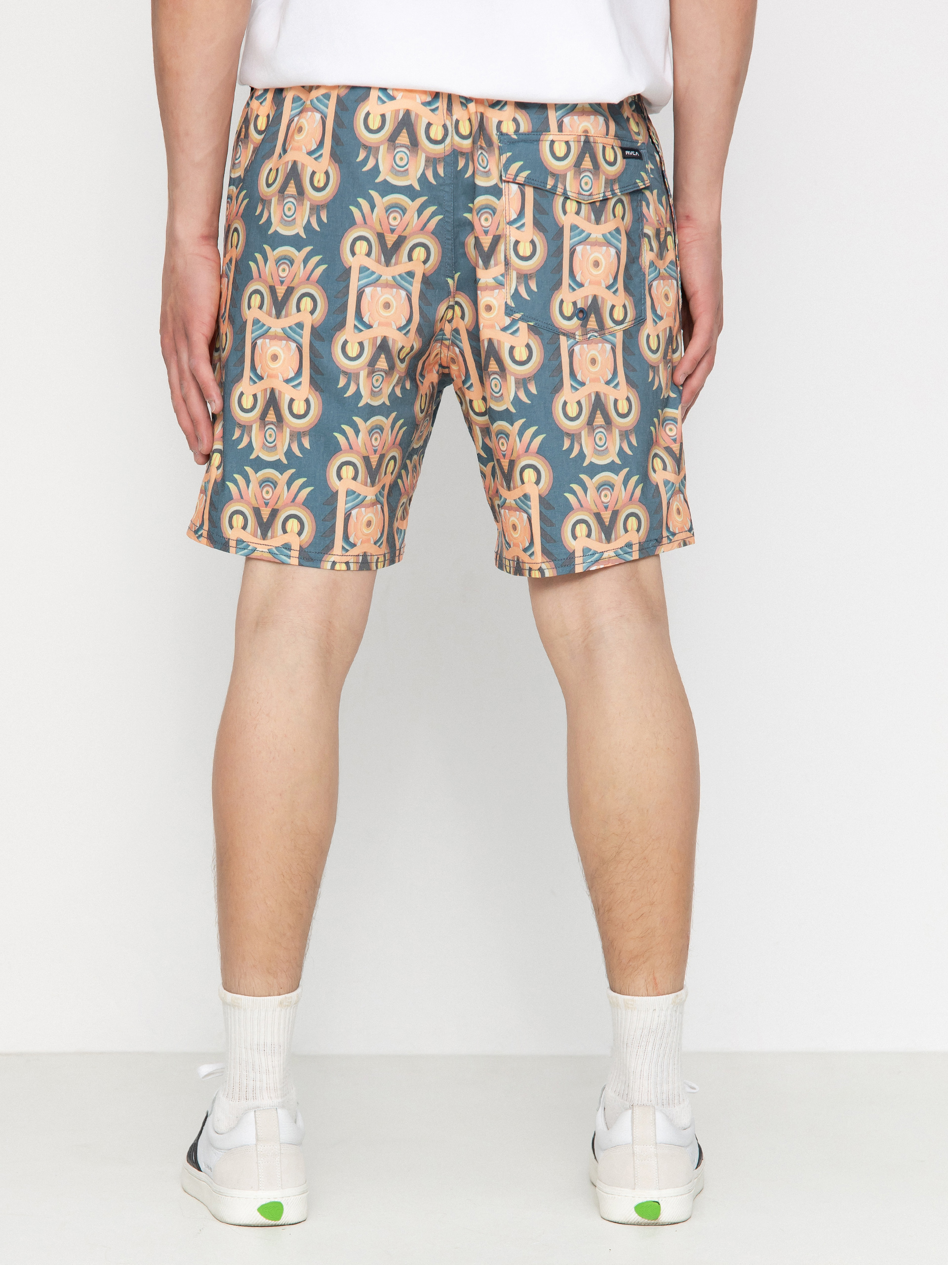 Plážové kraťasy RVCA Redondo Elastic (cool blue)