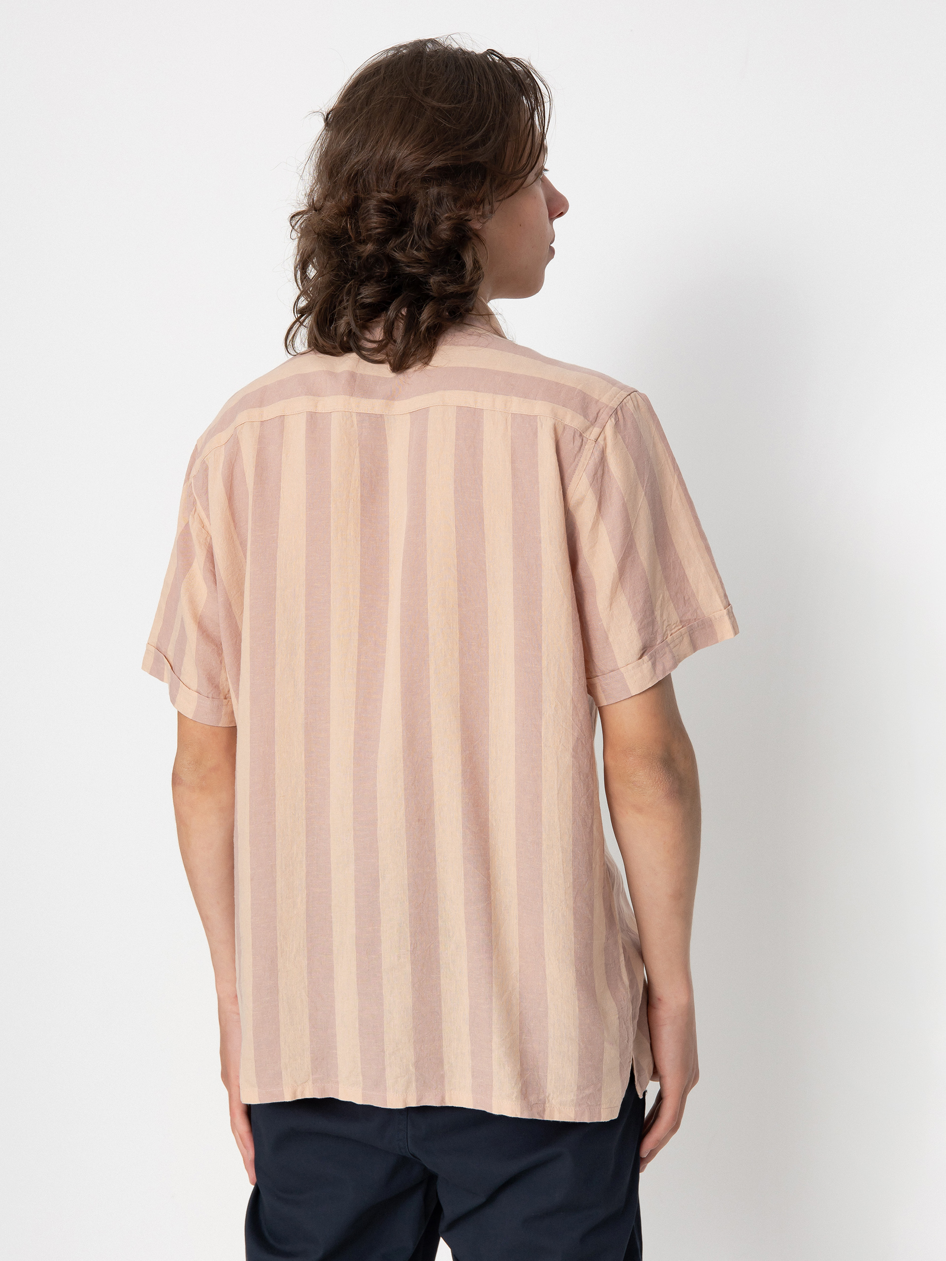 Košeľa RVCA Love Stripe (palomino grey)