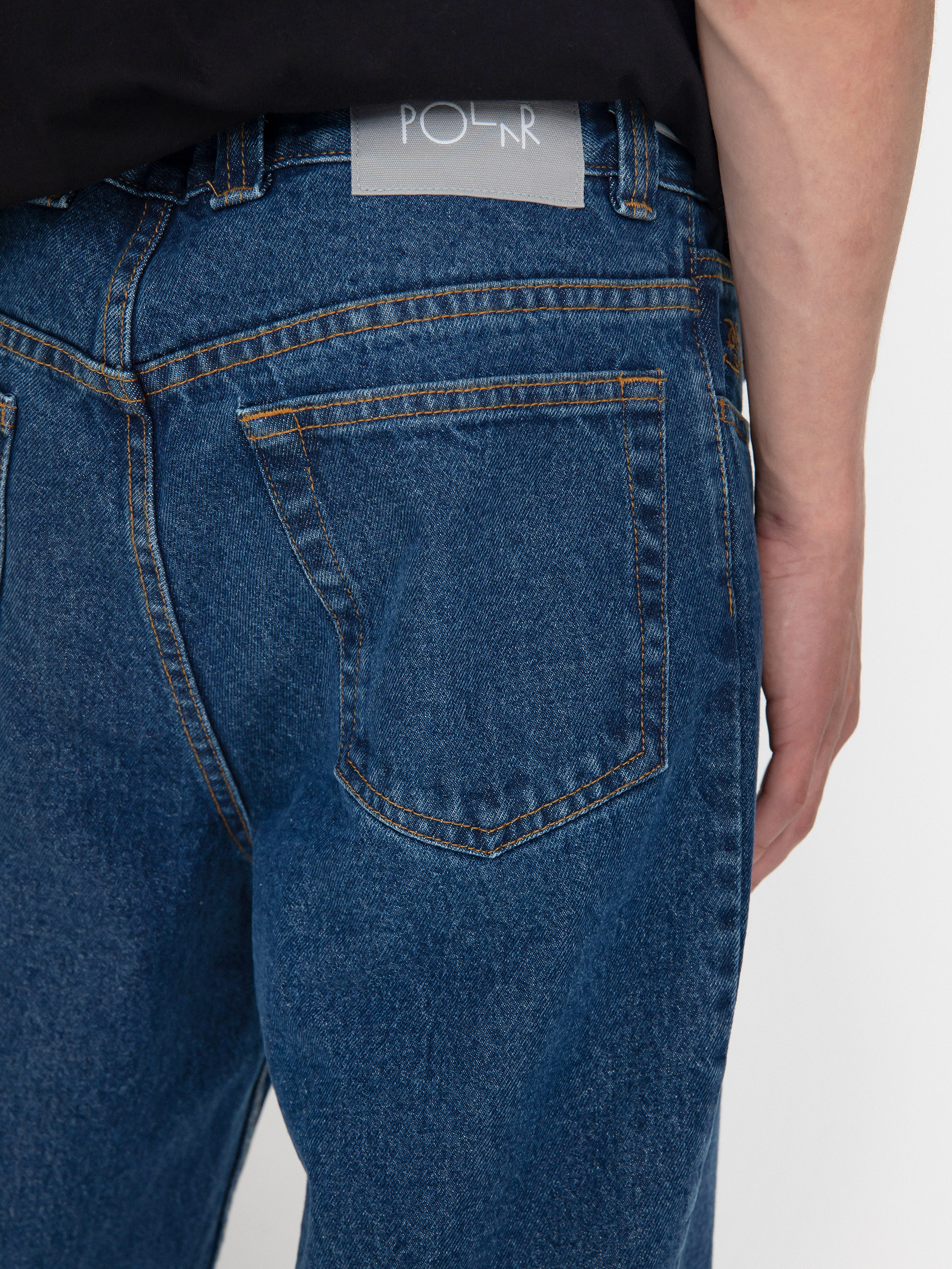 Nohavice Polar Skate 92! Denim (dark blue)