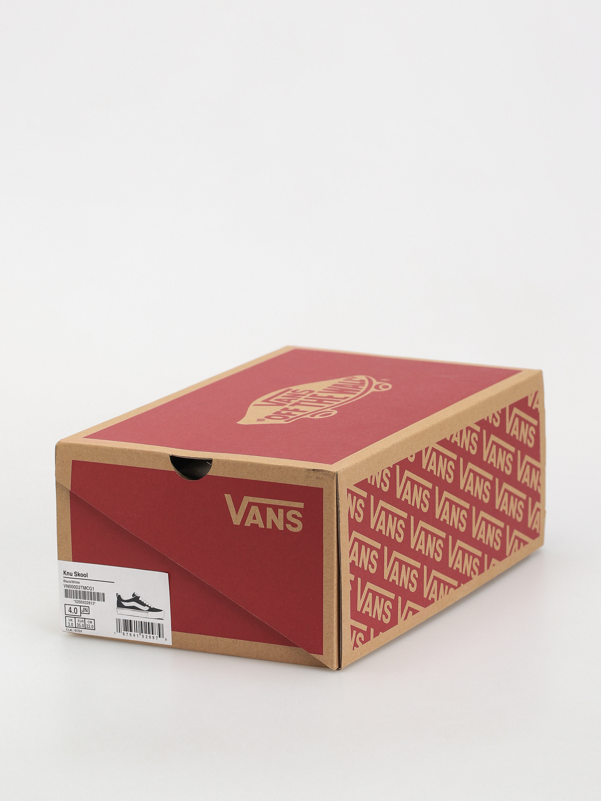 Detské topánky Vans Knu Skool JR (black/white)