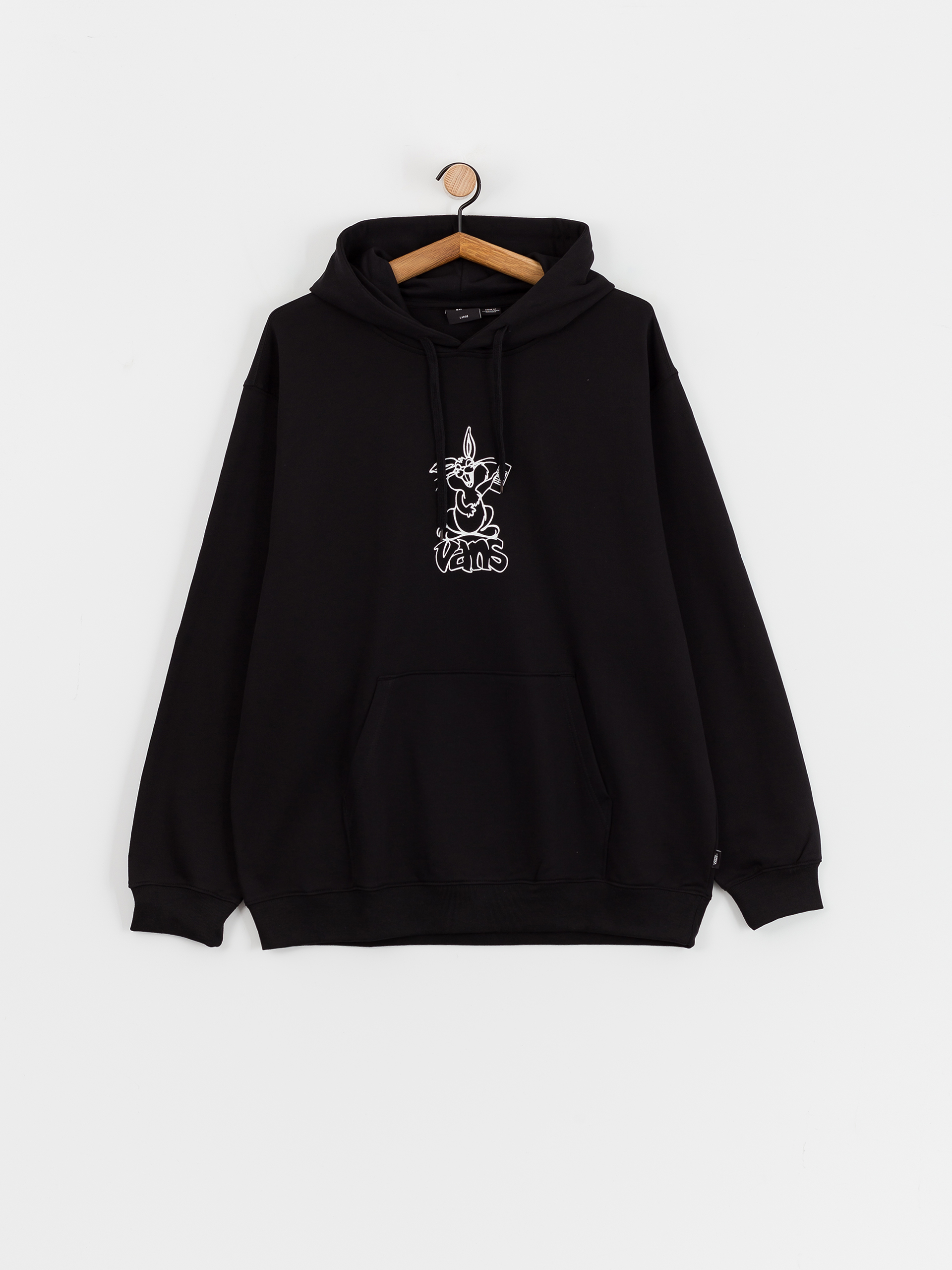 Mikina s kapucňou Vans Crazy Eddy 66 Loose HD (black)