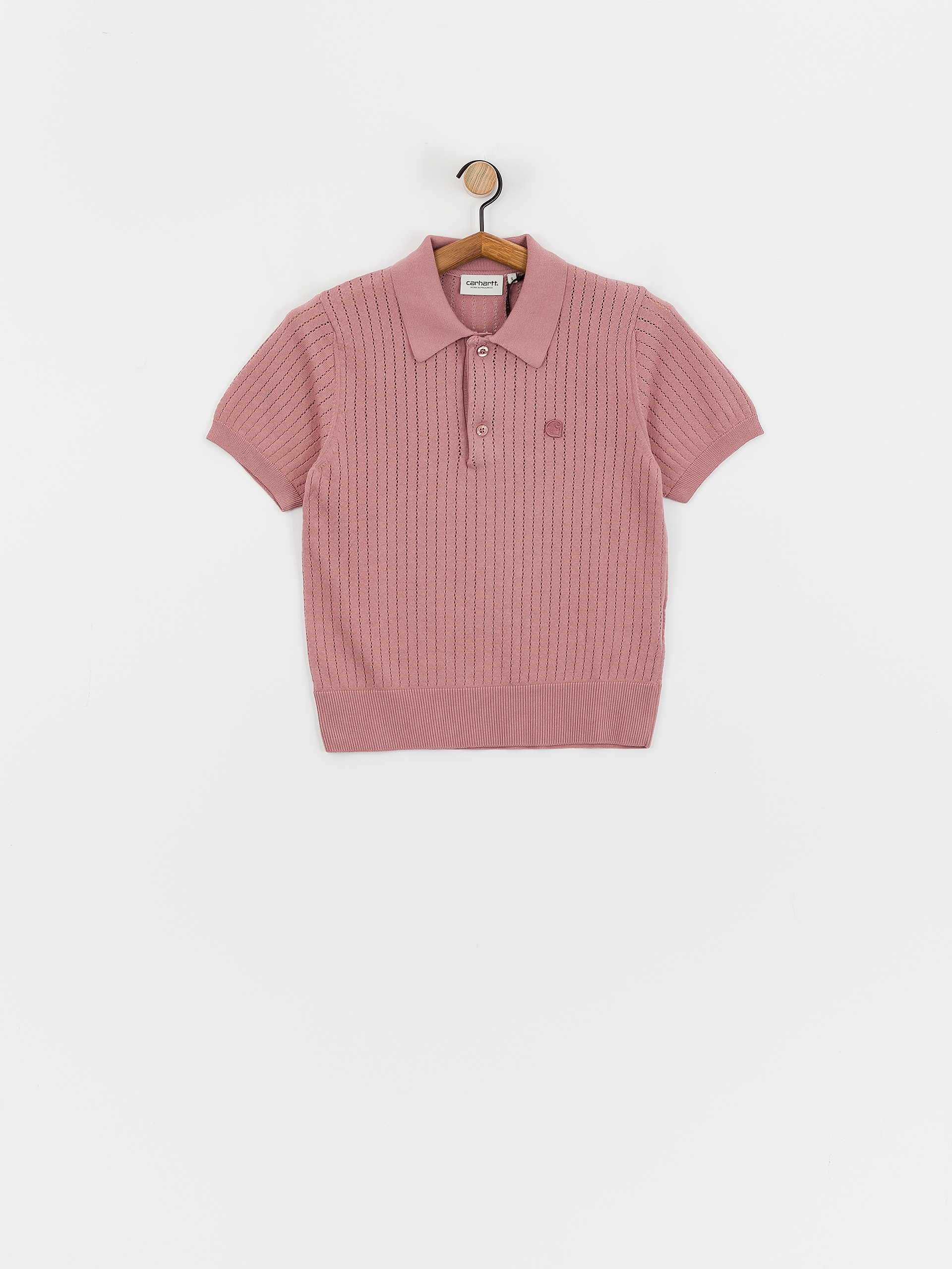 Polo tričko Carhartt WIP Norlina Wmn (dusty fuchsia)