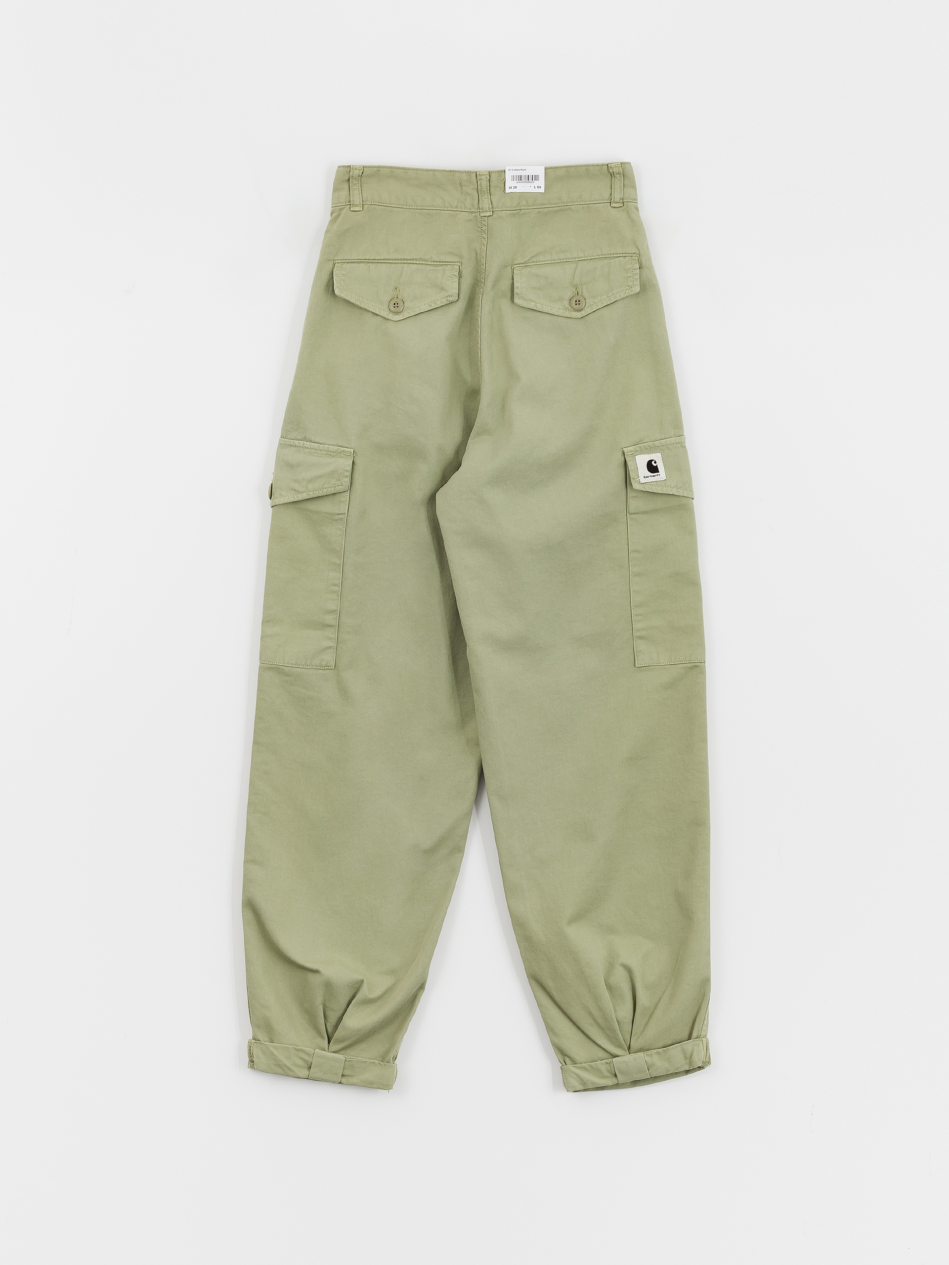 Nohavice Carhartt WIP Collins Wmn (misty green)