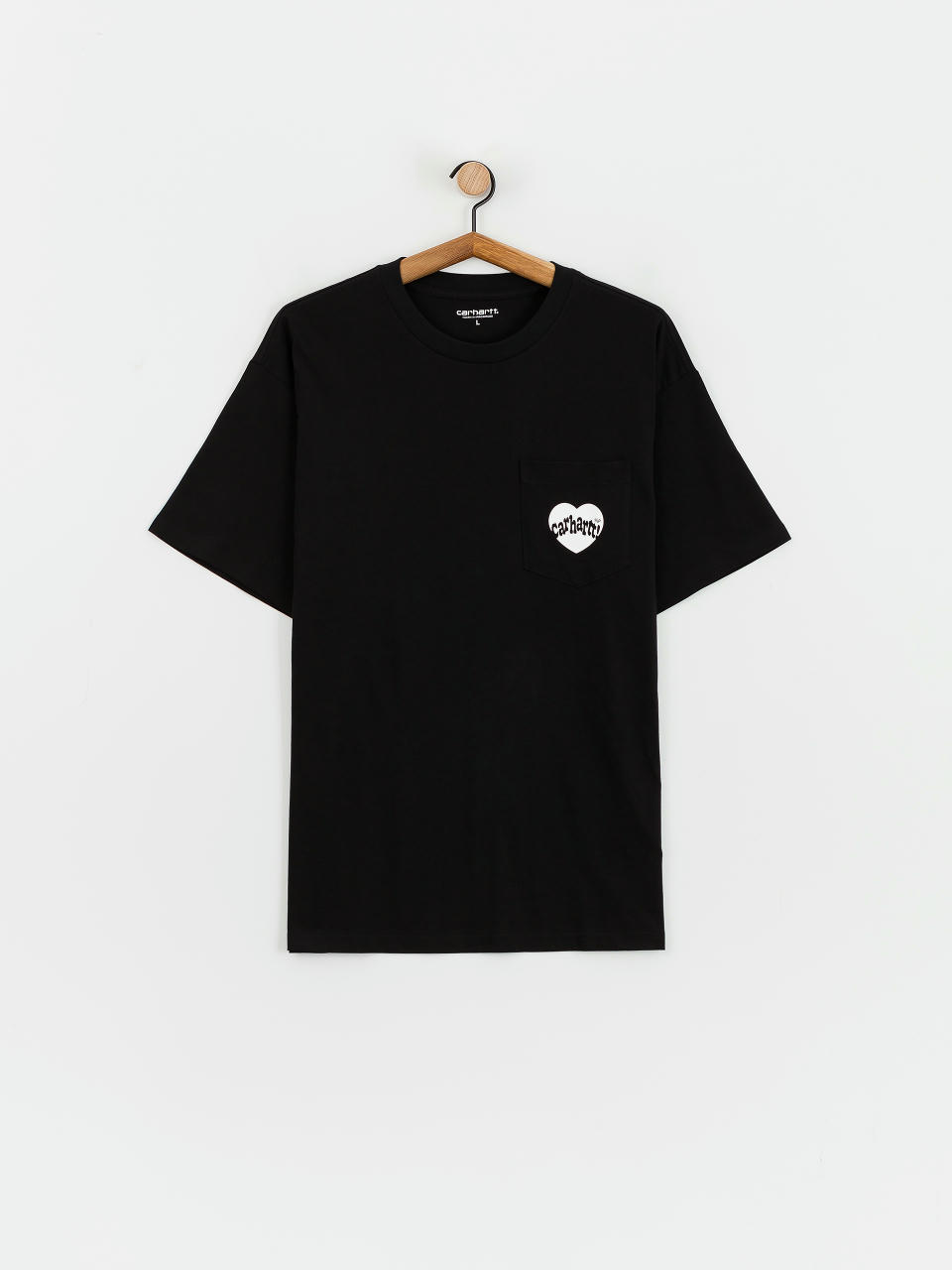 Tričko Carhartt WIP Amour Pocket (black/white)