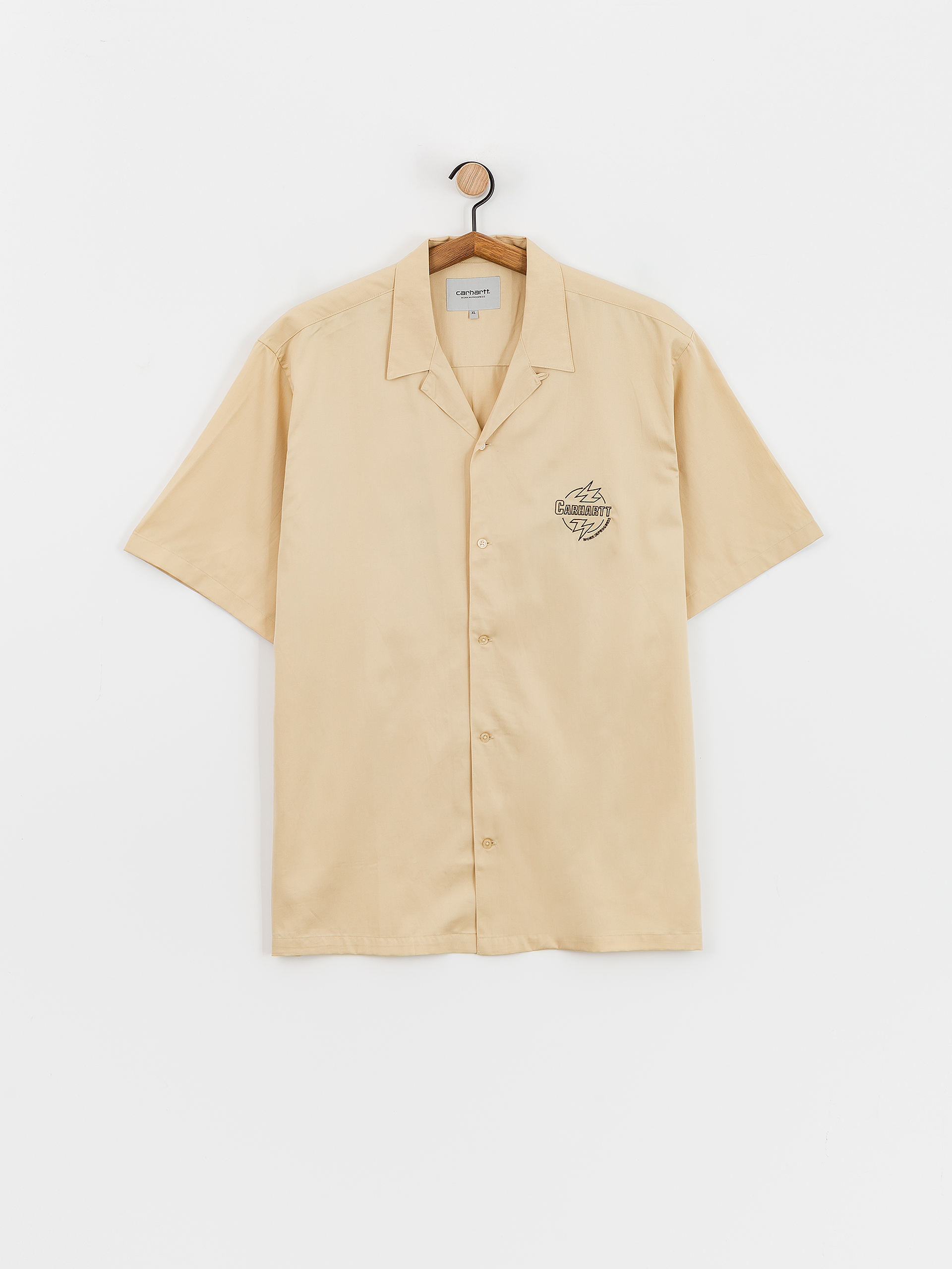 Košeľa Carhartt WIP Ablaze (cornsilk/black)