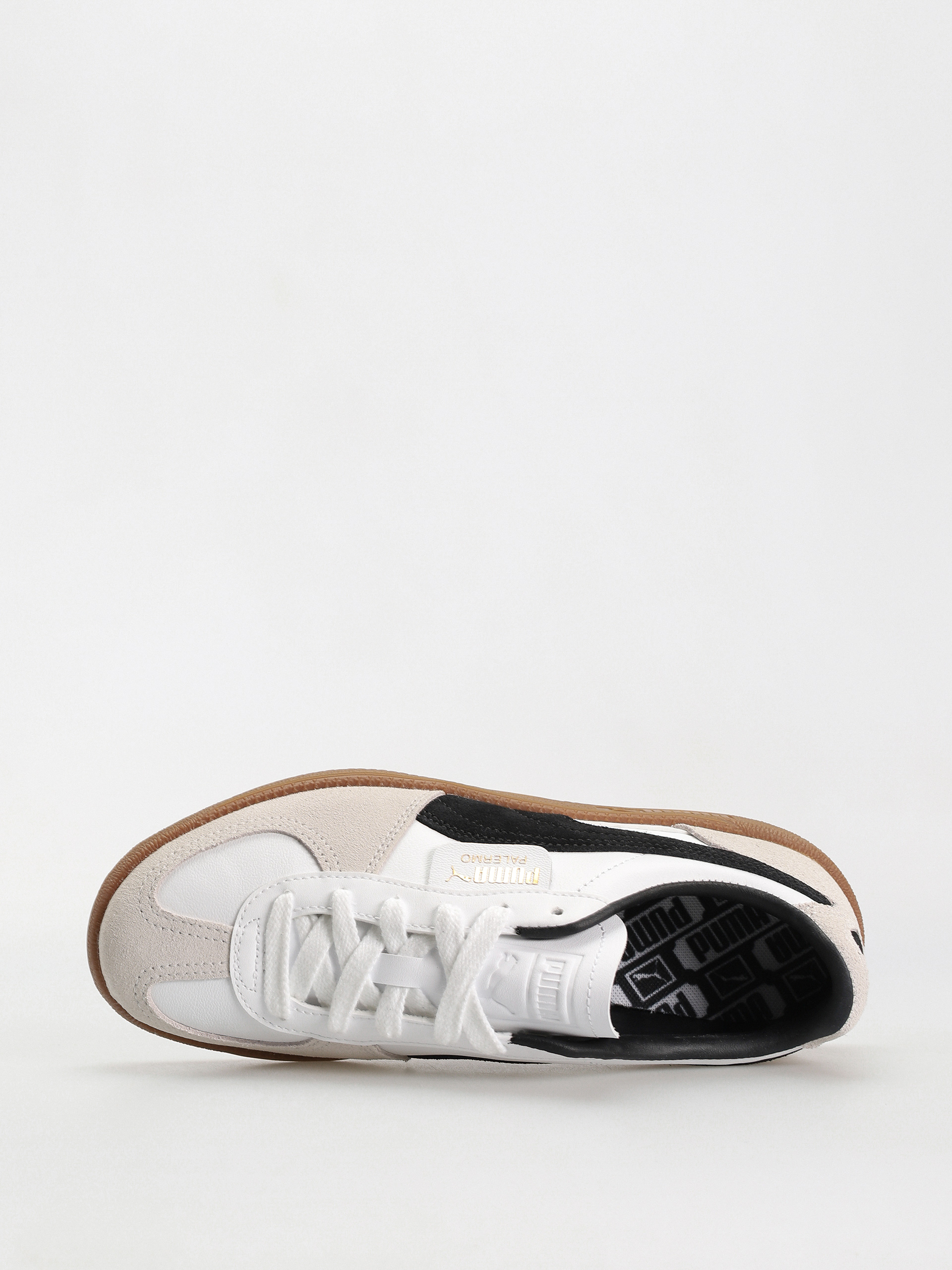 Topánky Puma Palermo Leather (puma white vapor gray gum)