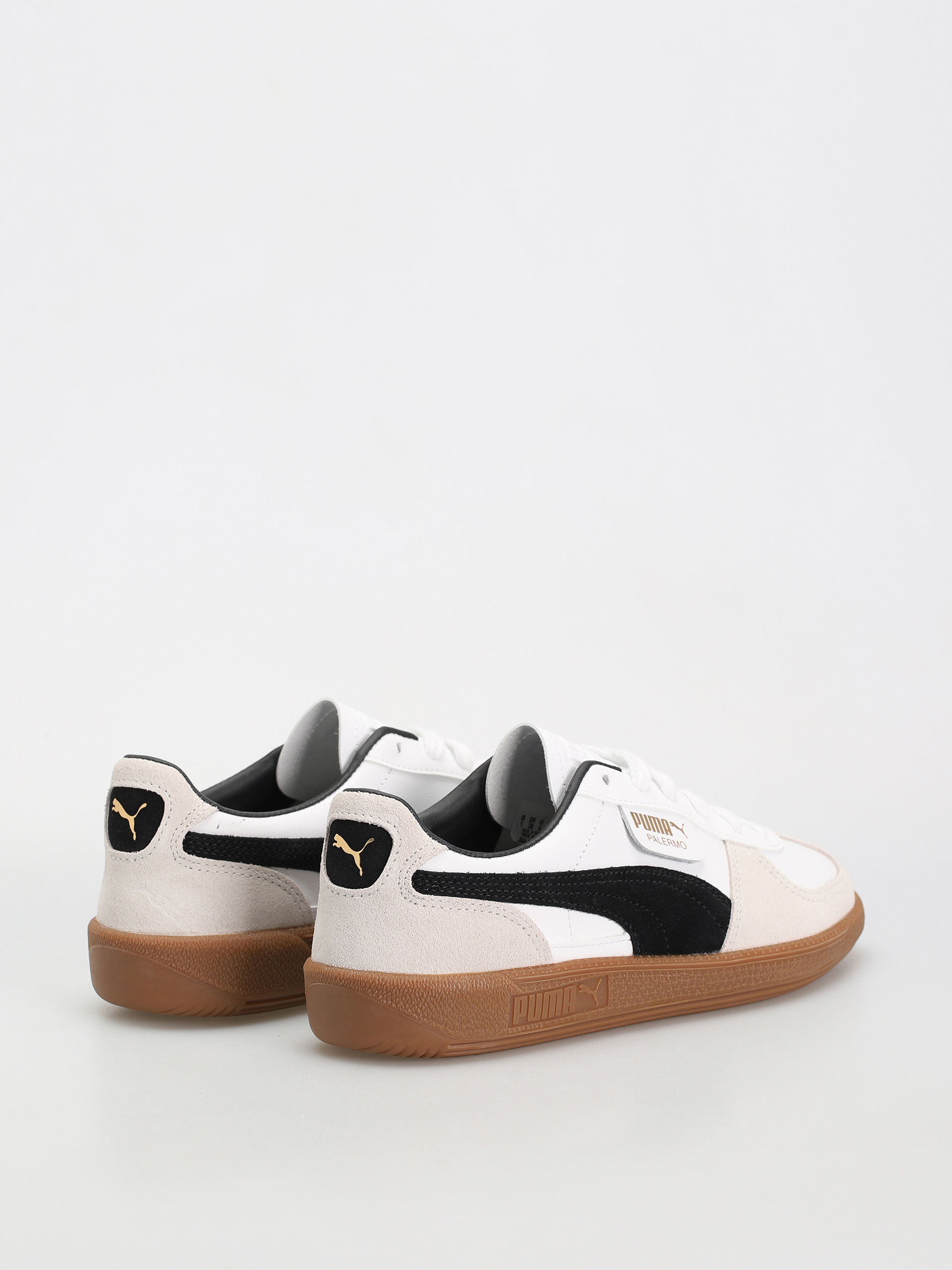 Topánky Puma Palermo Leather (puma white vapor gray gum)