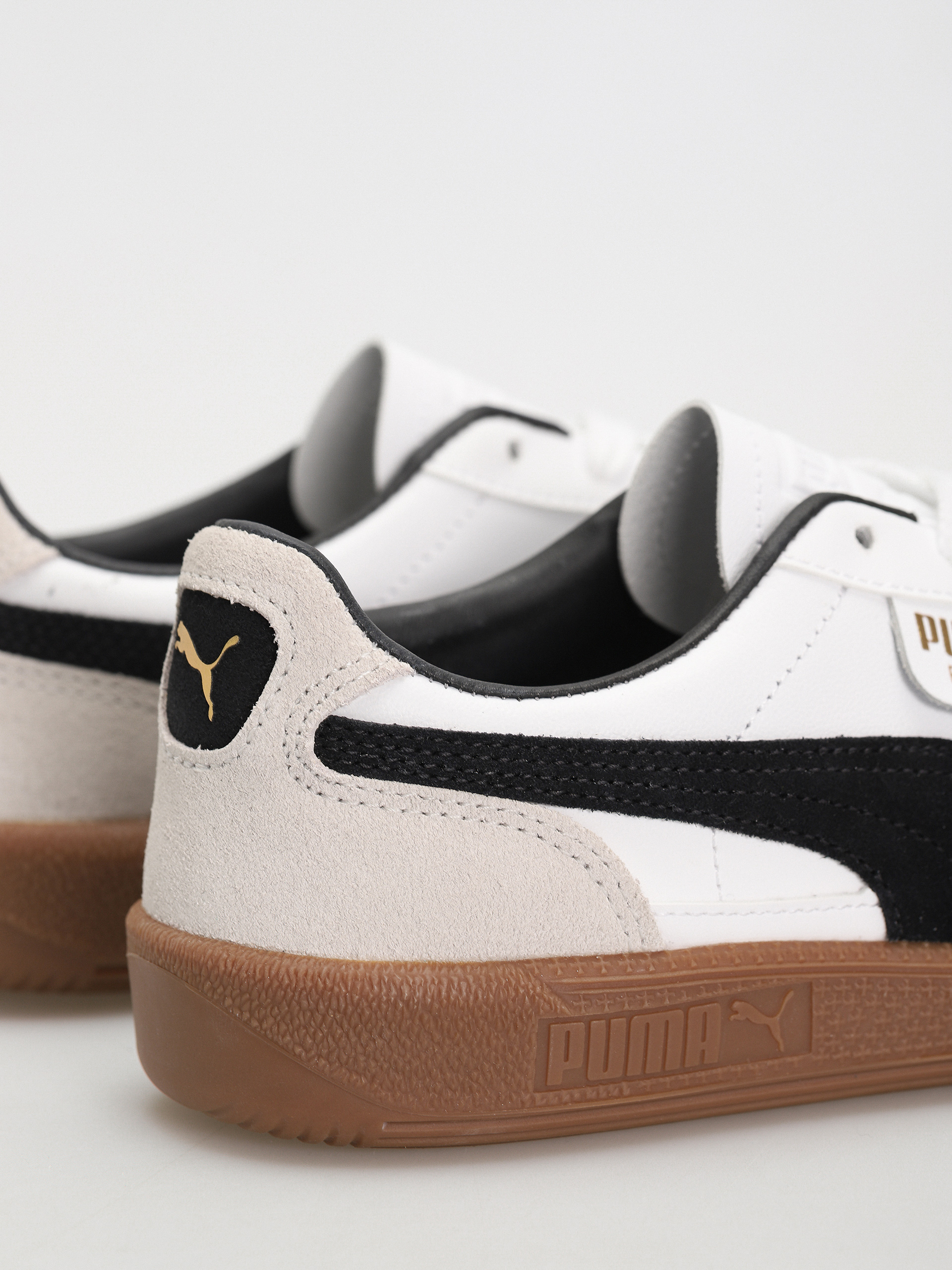 Topánky Puma Palermo Leather (puma white vapor gray gum)