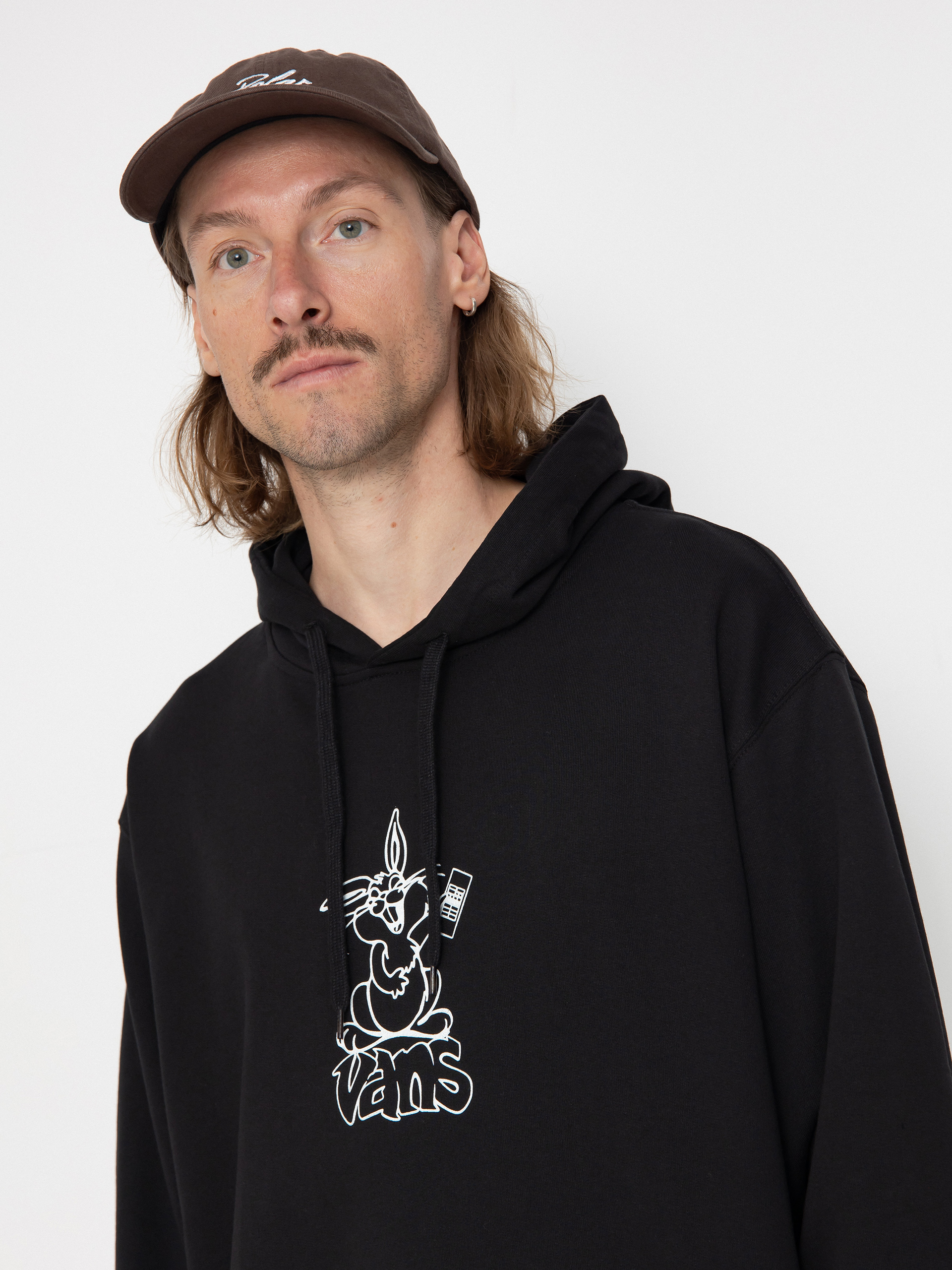 Mikina s kapucňou Vans Crazy Eddy 66 Loose HD (black)