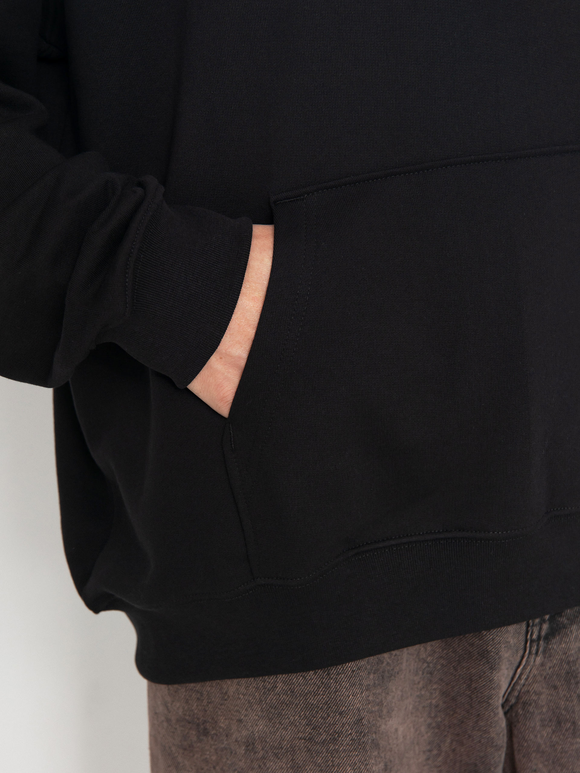 Mikina s kapucňou Vans Reggie Loose HD (black)