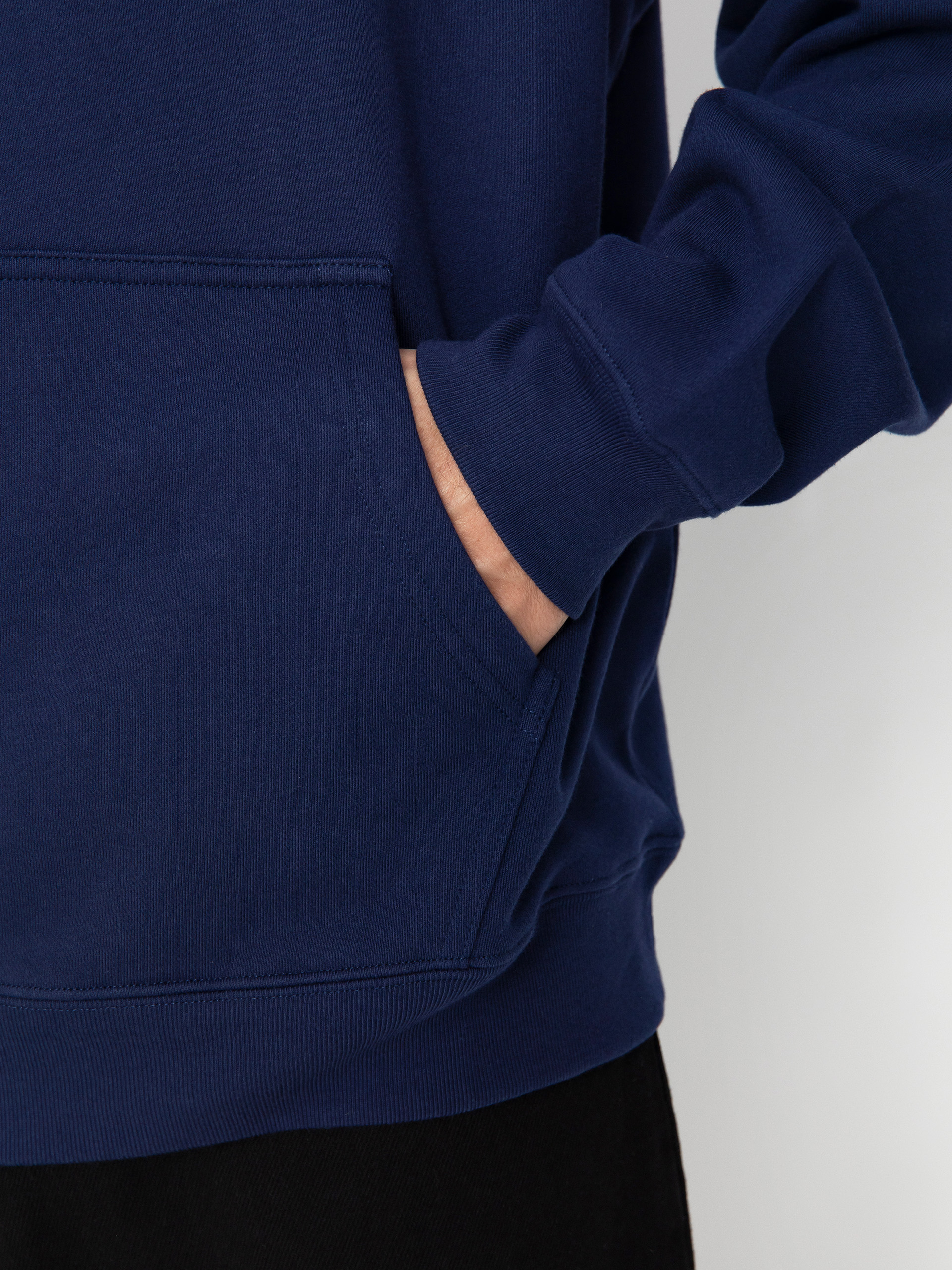 Mikina s kapucňou Polar Skate Dave Hoodie Stroke Logo HD (dark blue)