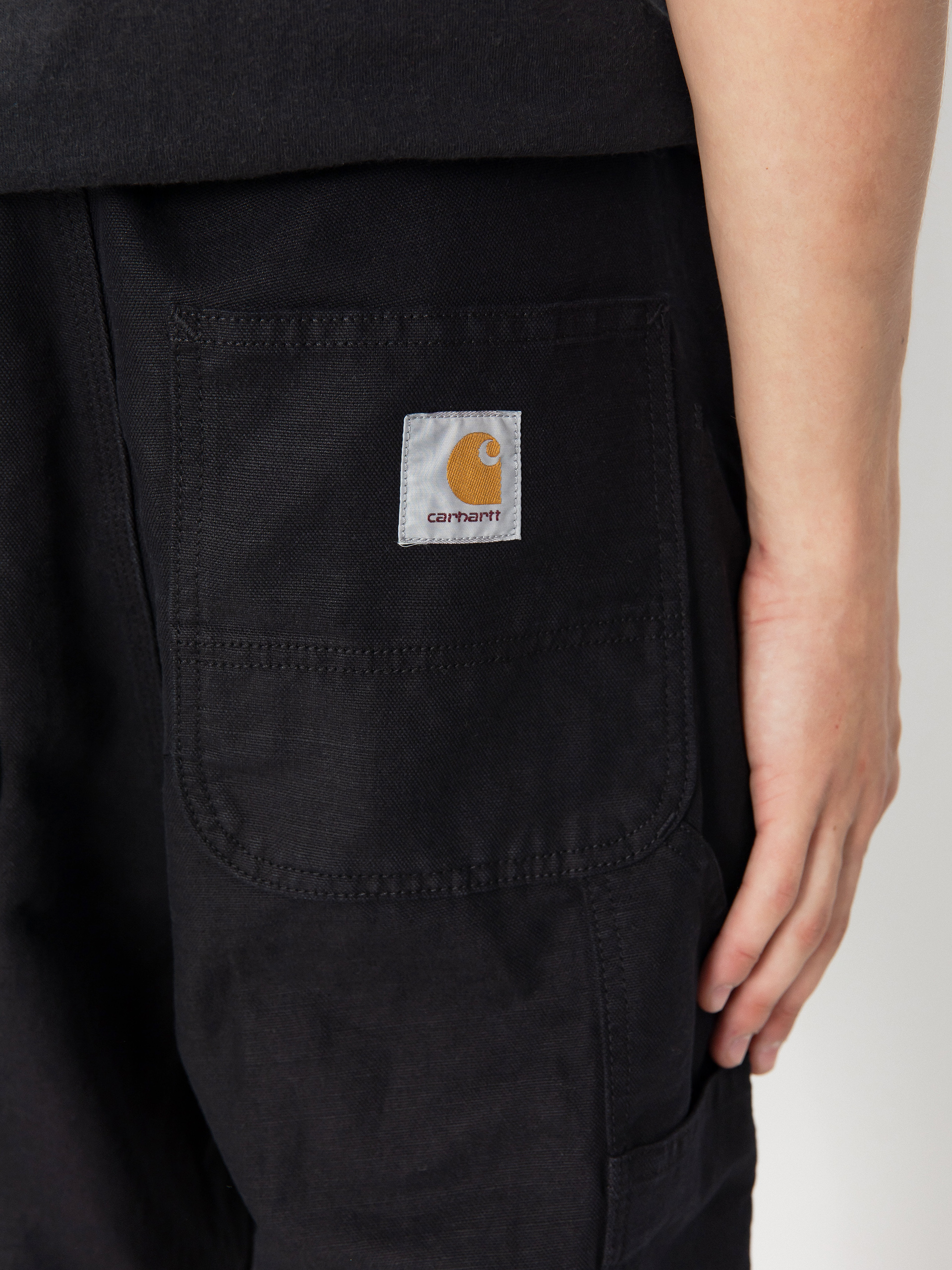 Nohavice Carhartt WIP Walter Double Knee (black)