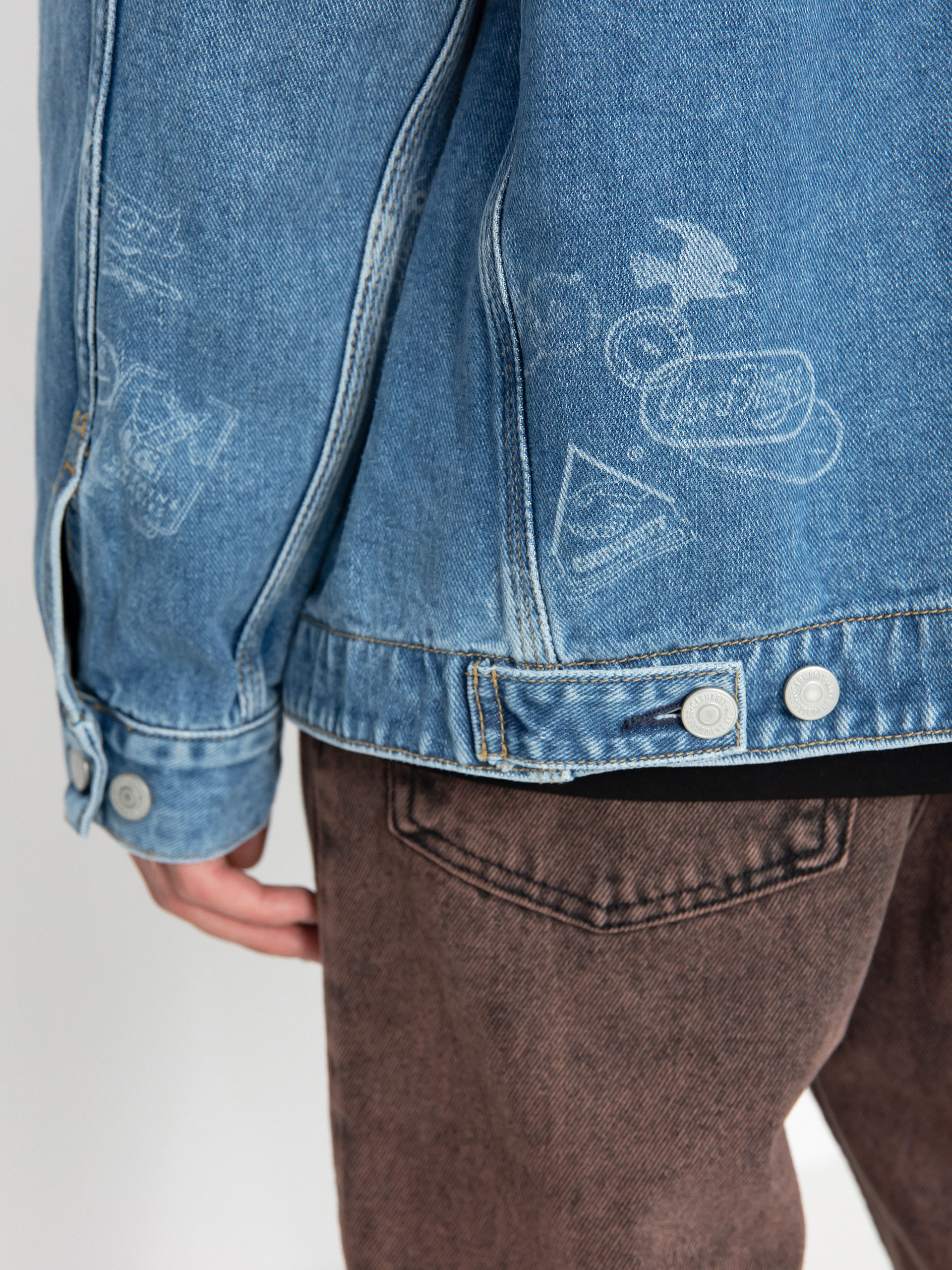 Bunda Carhartt WIP Stamp (stamp print/blue)