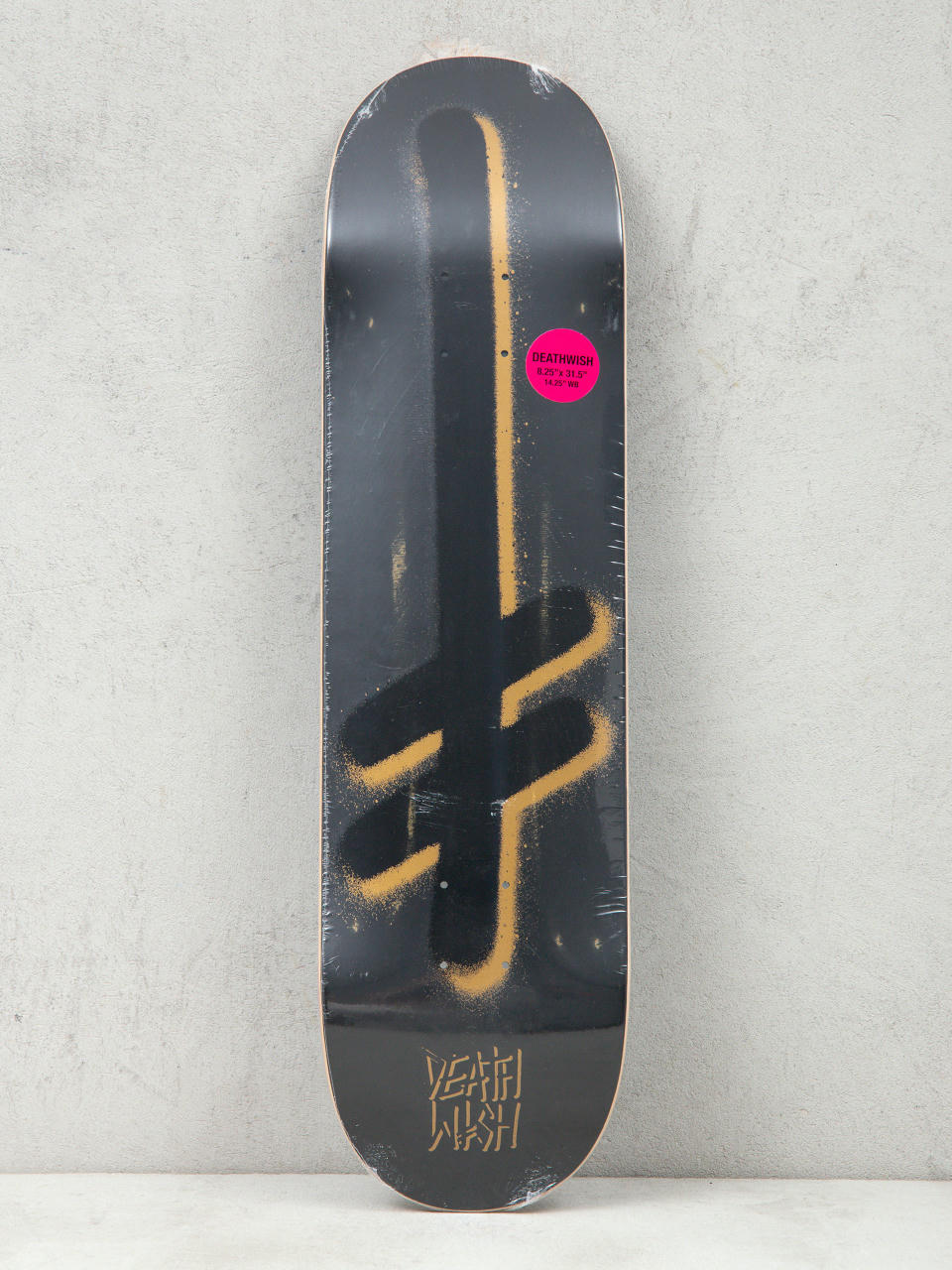 Doska Deathwish Gang Logo (black/gold)