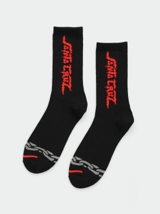 Ponožky Santa Cruz Dungeon Strip (black)