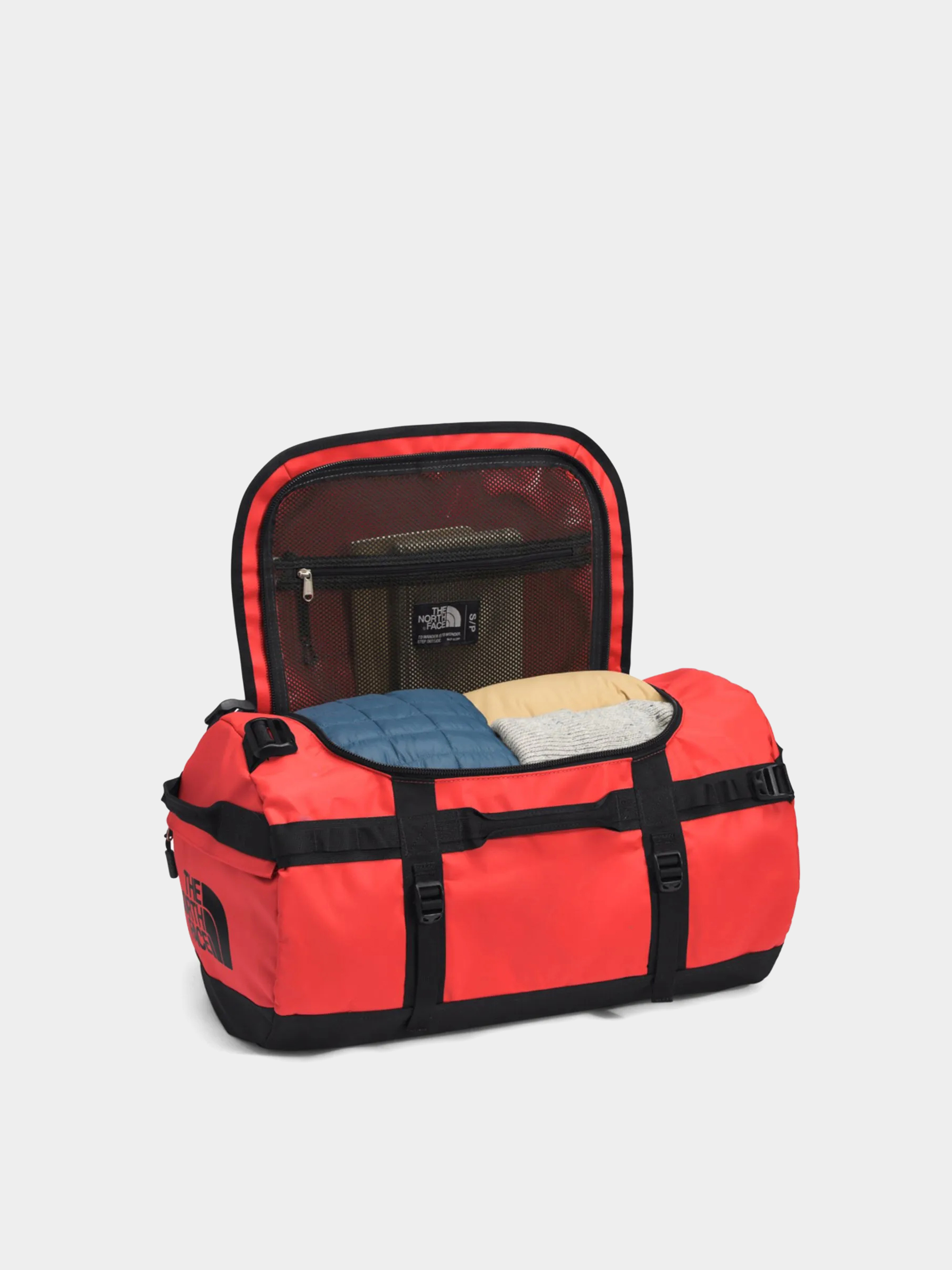 Taška The North Face Base Camp Duffel S (tnf red tnf black npf)