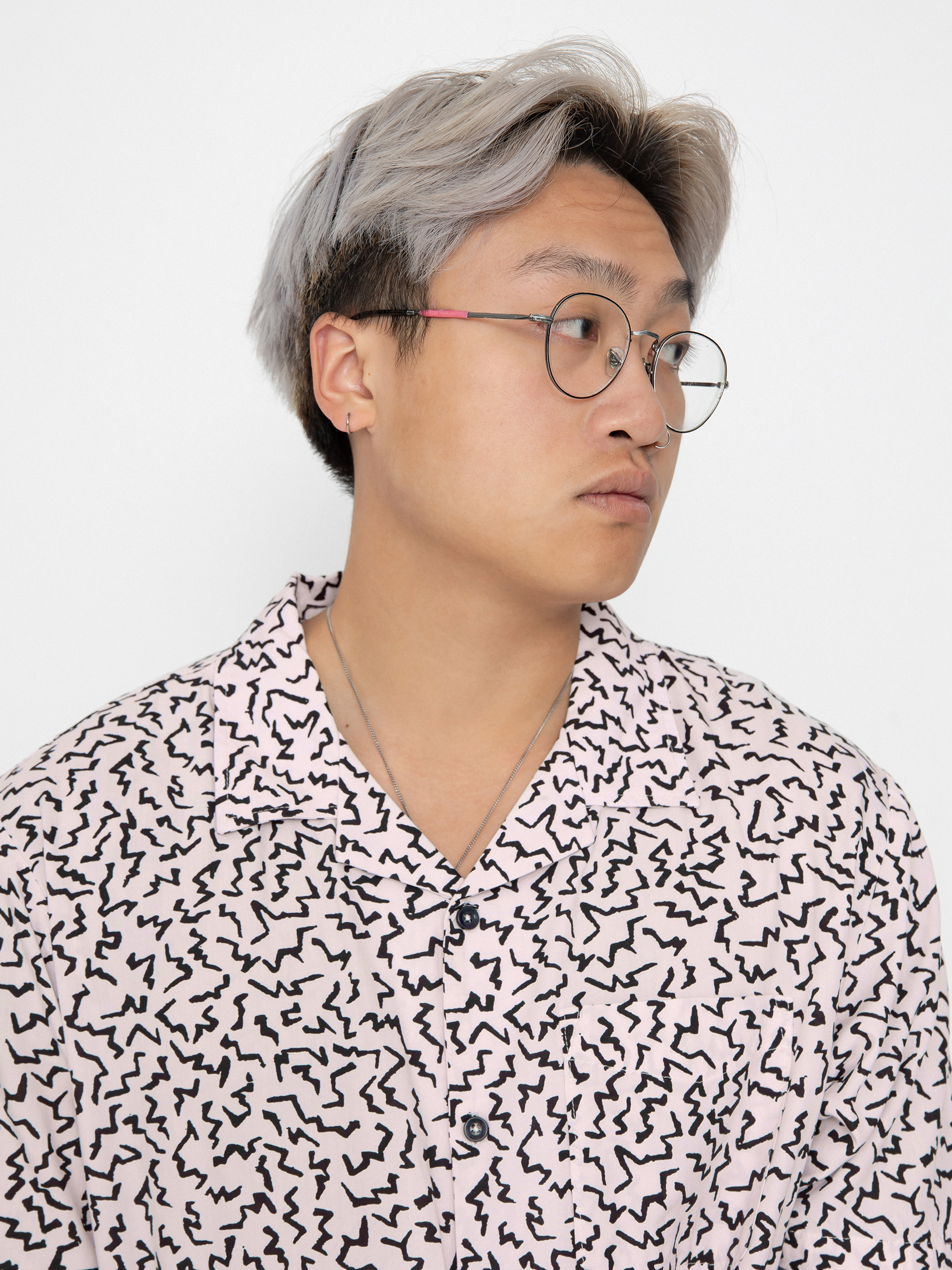 Košeľa Volcom Asphalt Beach (lilac ash)