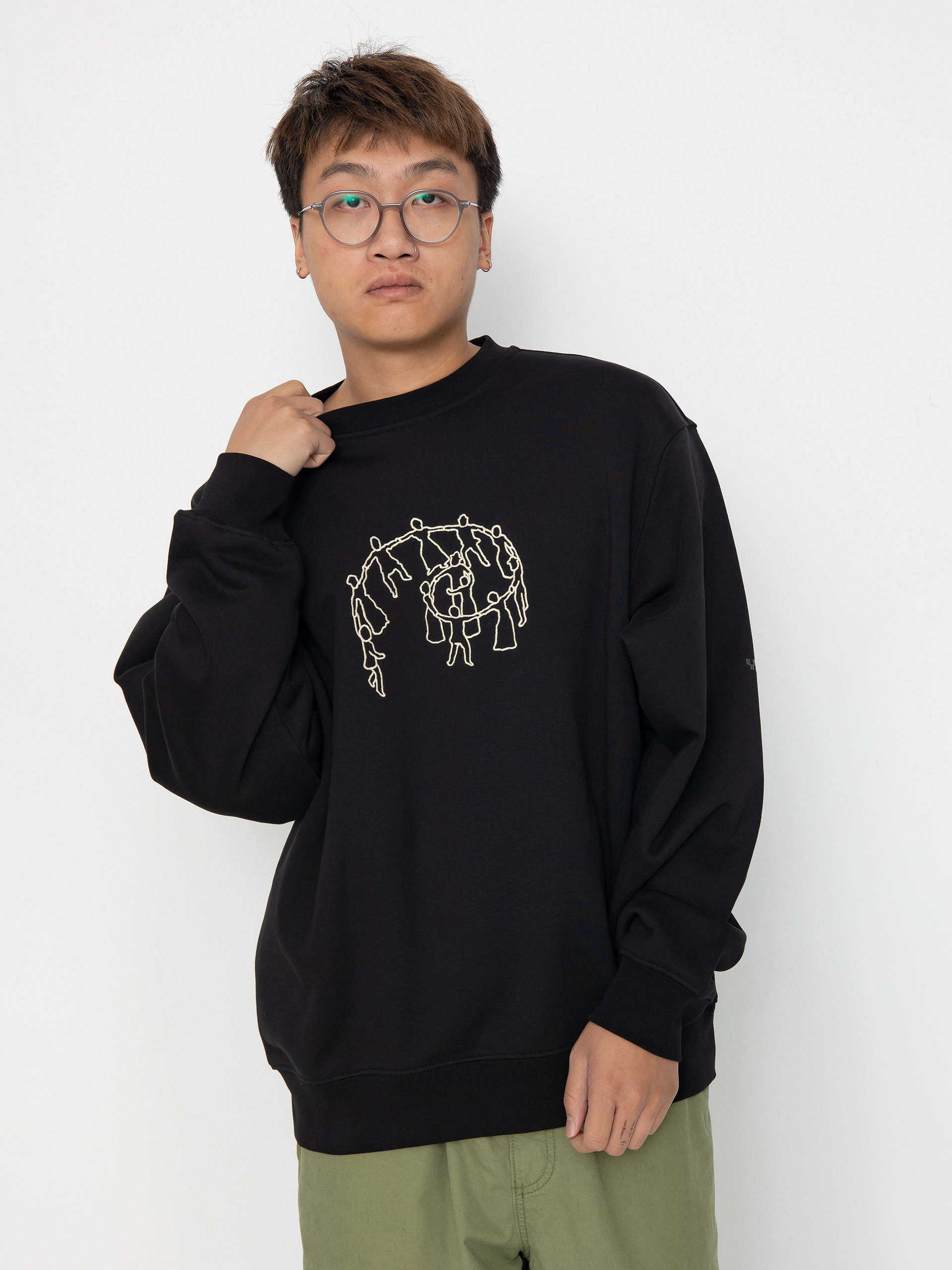 Mikina s kapucňou Vans Skate Hold Hands HD