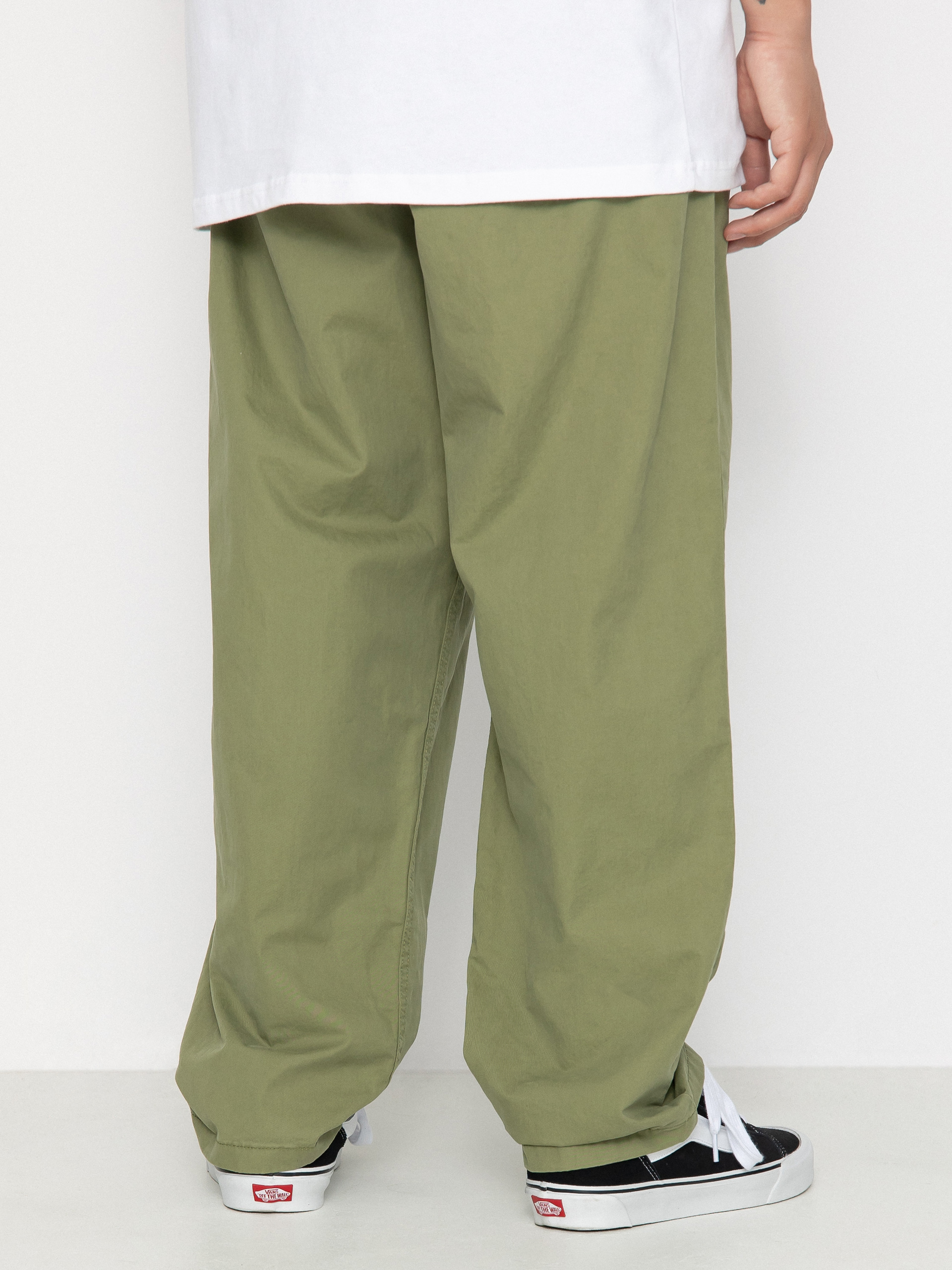 Nohavice Vans Range Baggy Tapered Elastic Waist (loden green)