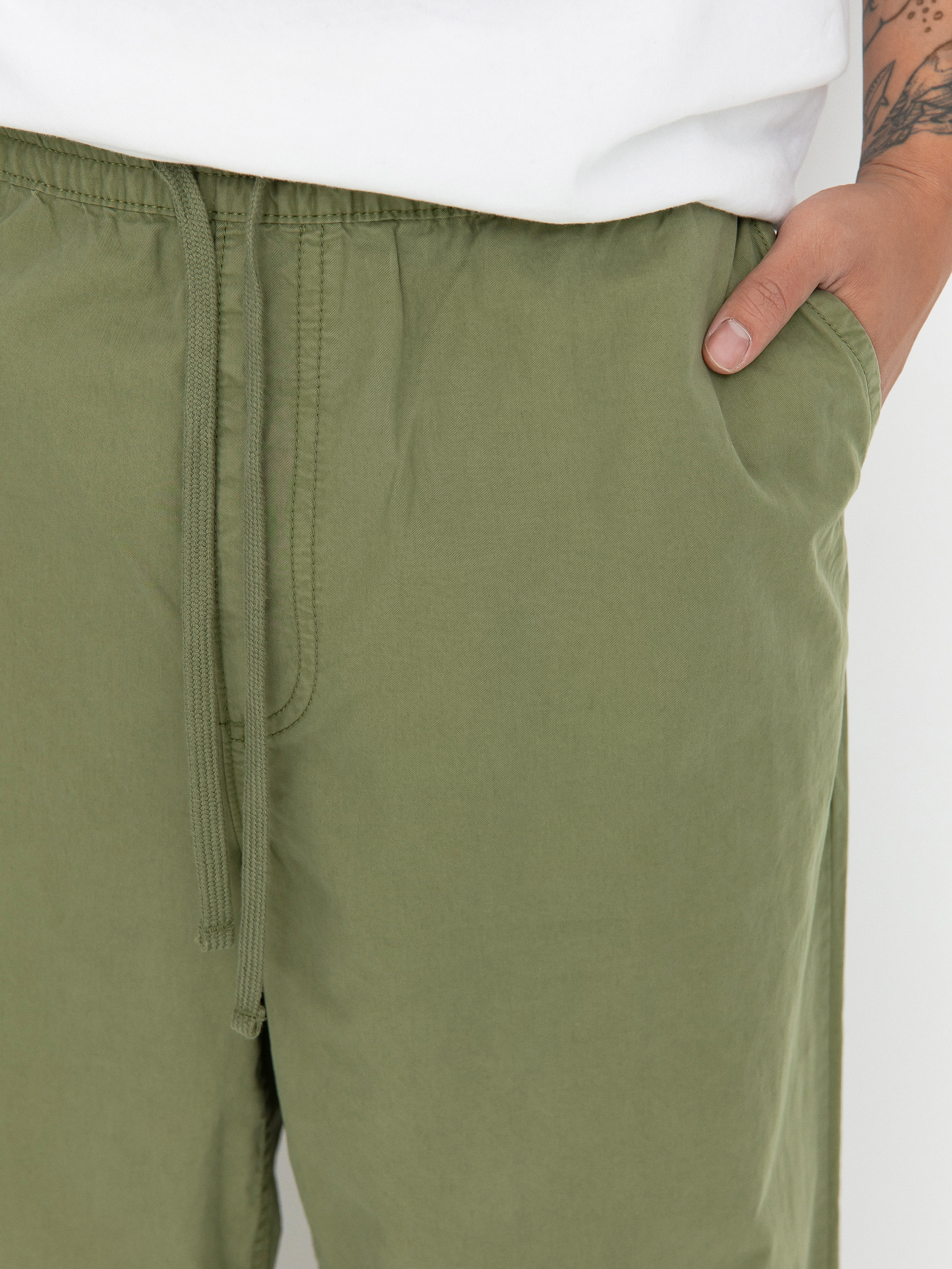 Nohavice Vans Range Baggy Tapered Elastic Waist (loden green)