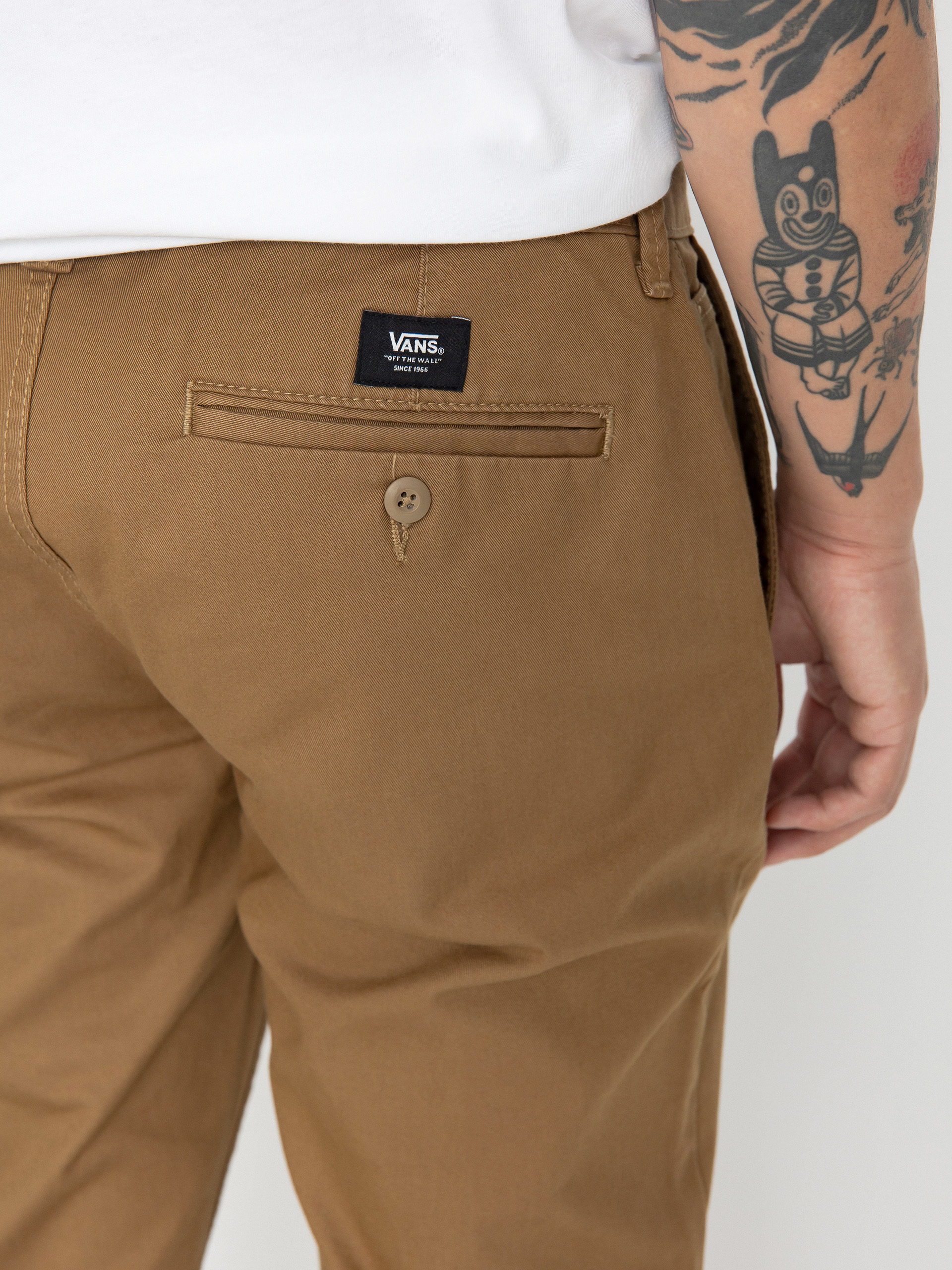 Nohavice Vans Authentic Chino Slim (dirt)