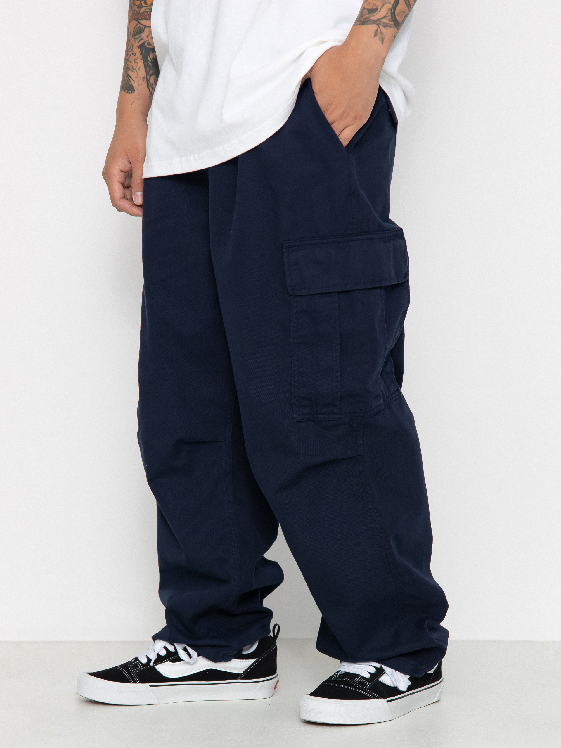 Nohavice Carhartt WIP Cole Cargo (air force blue)