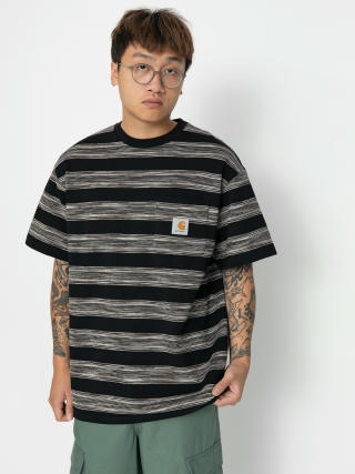 Tričko Carhartt WIP Dodson Pocket (dodson stripe horizontal/black)