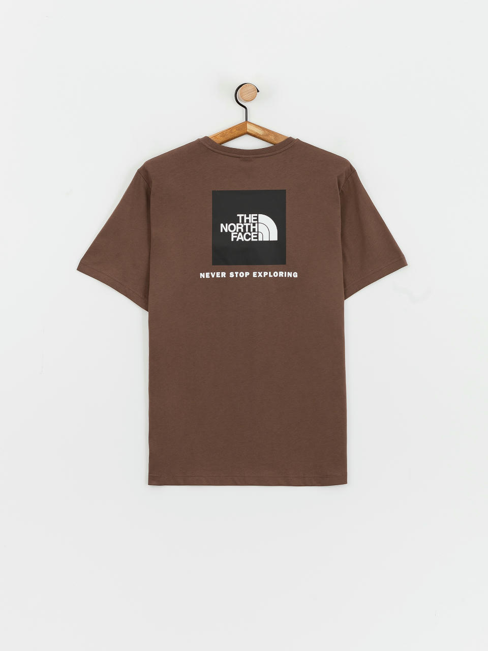 Tričko The North Face Redbox (smokey brown/tnf black)