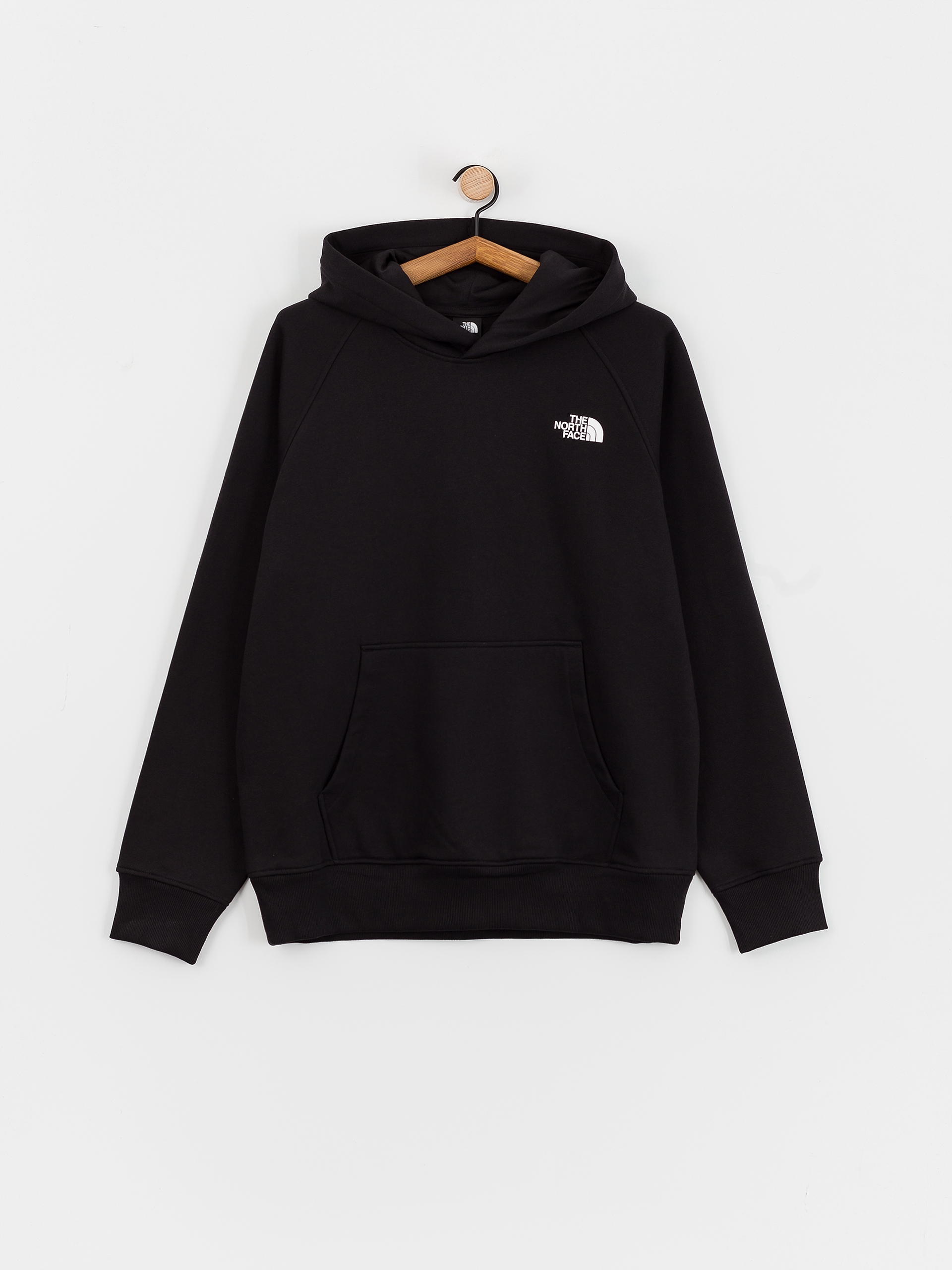 Mikina s kapucňou The North Face Raglan Box Nse HD (tnf black/tnf white)