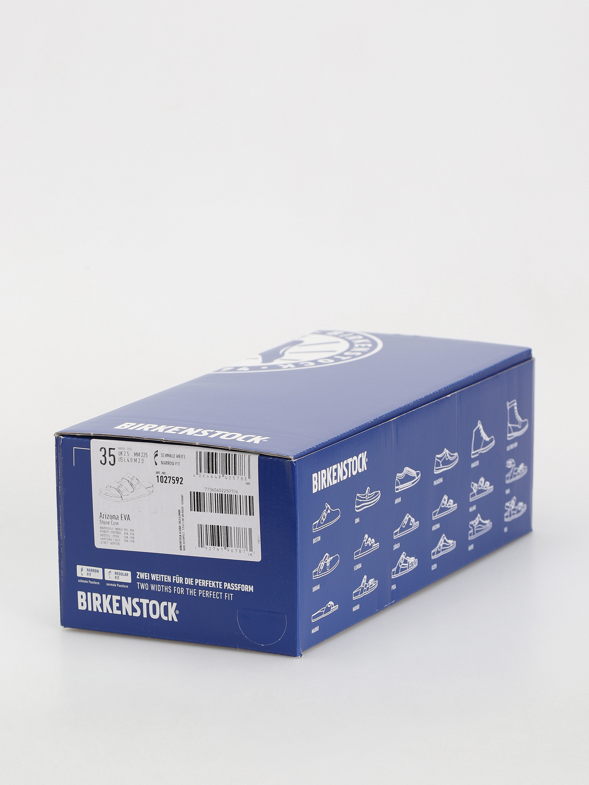 Šľapky Birkenstock Arizona Essentials EVA Narrow Wmn (stone coin)