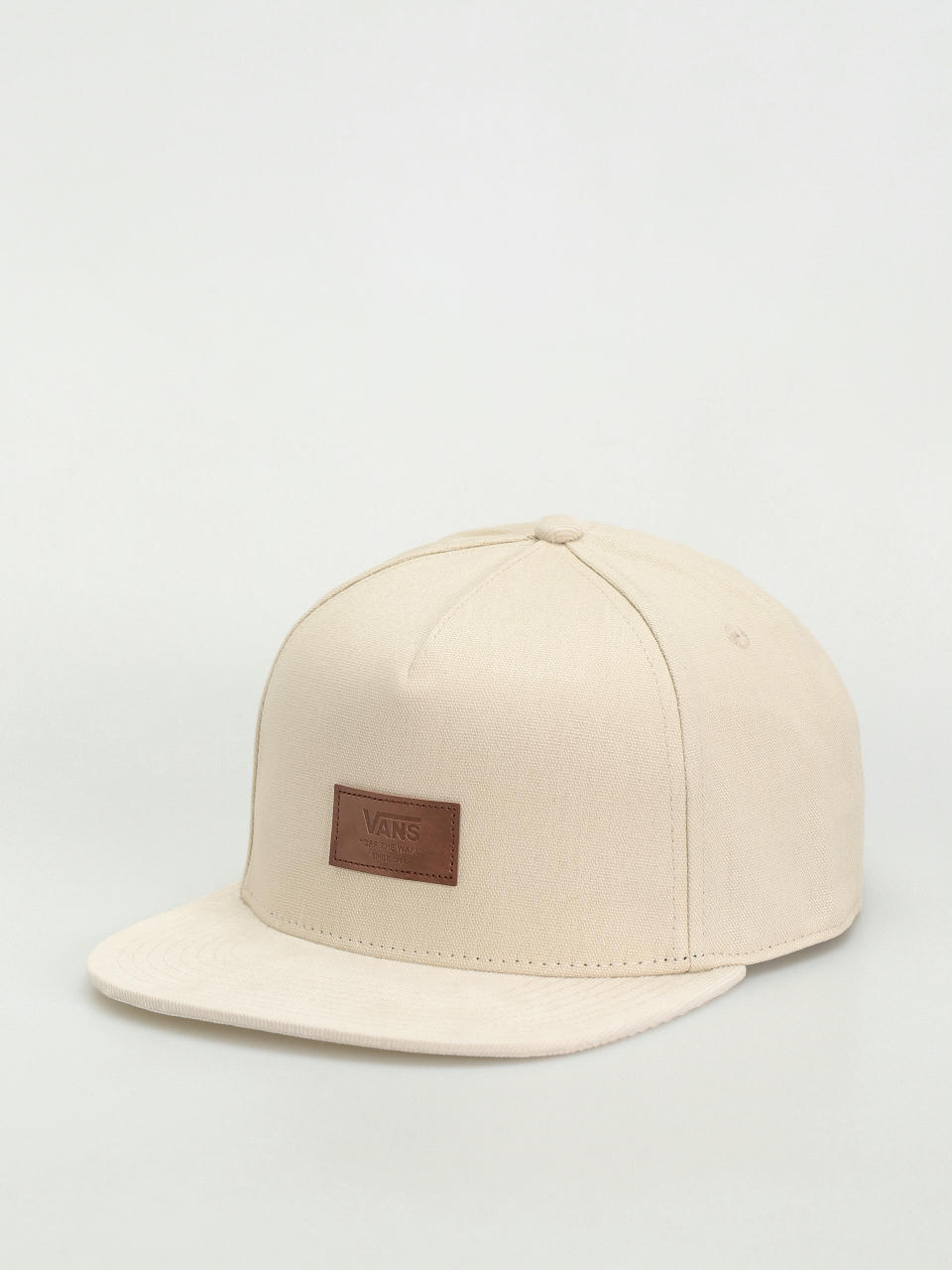 Šiltovka Vans Off The Wall Patch Snapback (oatmeal)