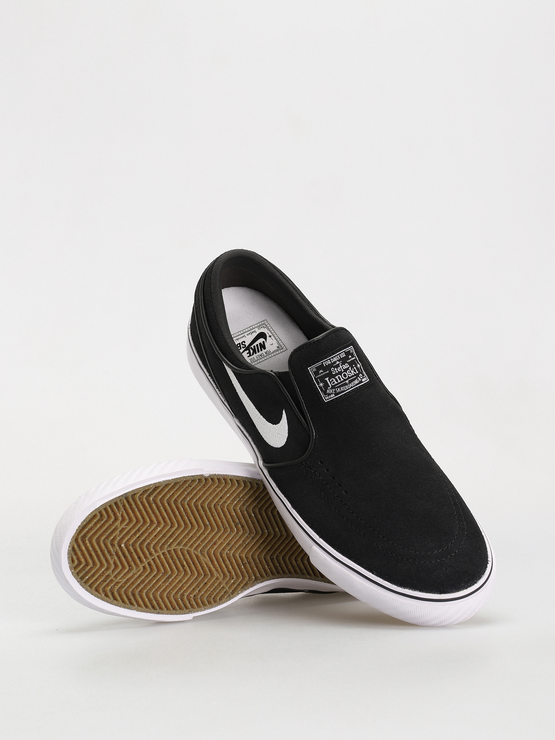 Topánky Nike SB Janoski+ Slip (black/white black black)
