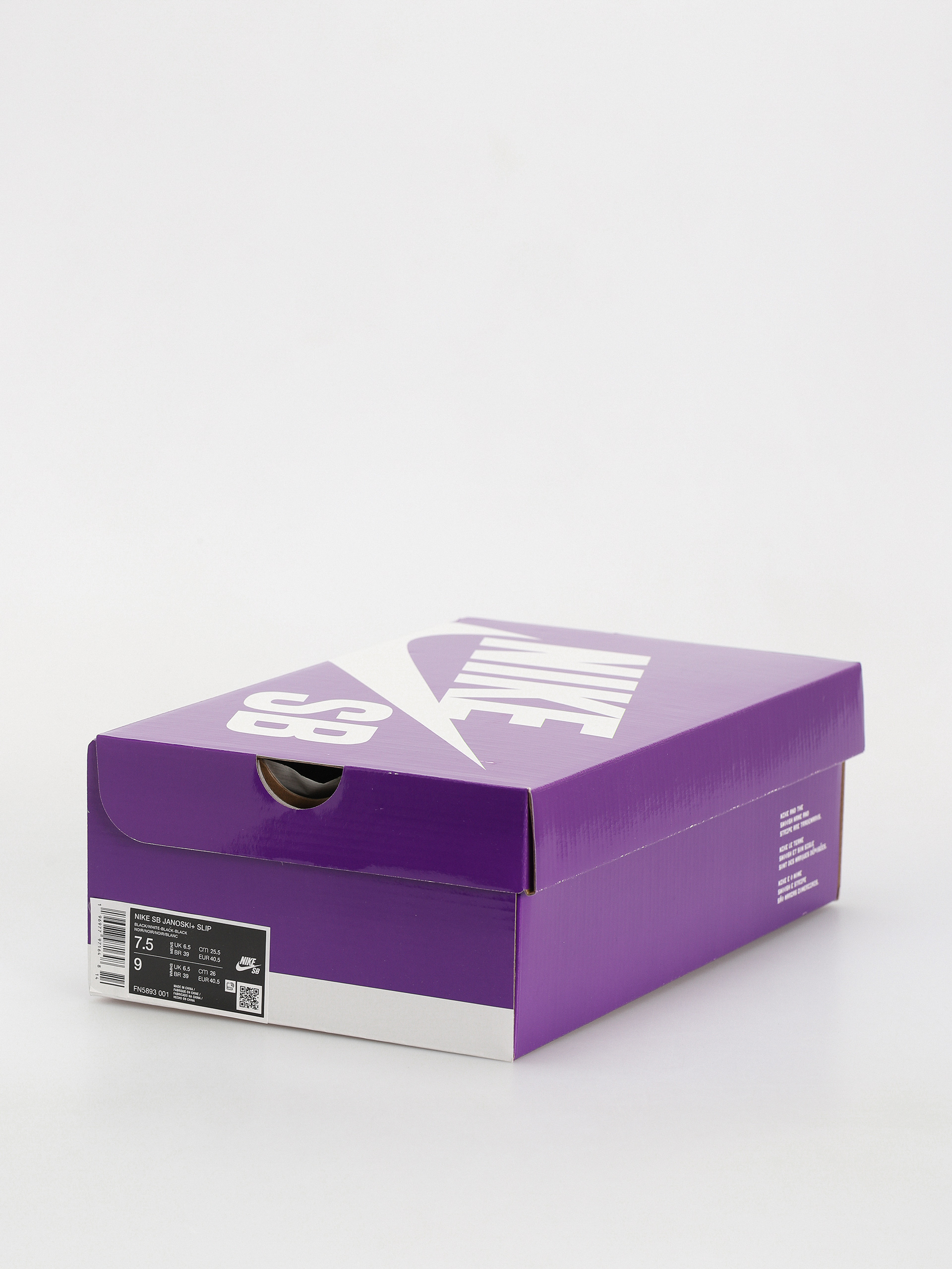 Topánky Nike SB Janoski+ Slip (black/white black black)